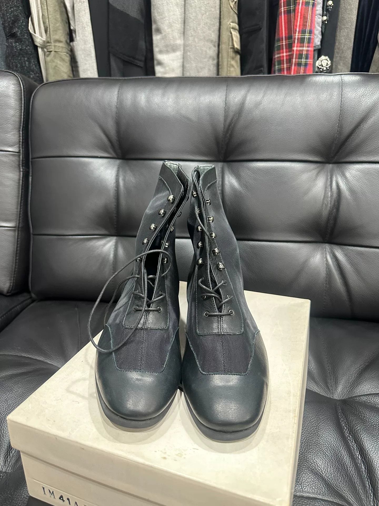 Issey Miyake issey miyake cowhide mesh ankle boots Size US 6 / EU 39 - 4 Thumbnail