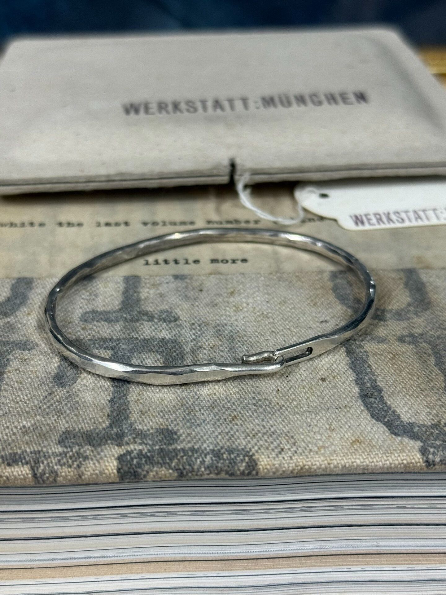 Werkstatt Munchen Werkstatt Munchen Silver Bangle Bracelet S Size Size ONE SIZE - 3 Thumbnail