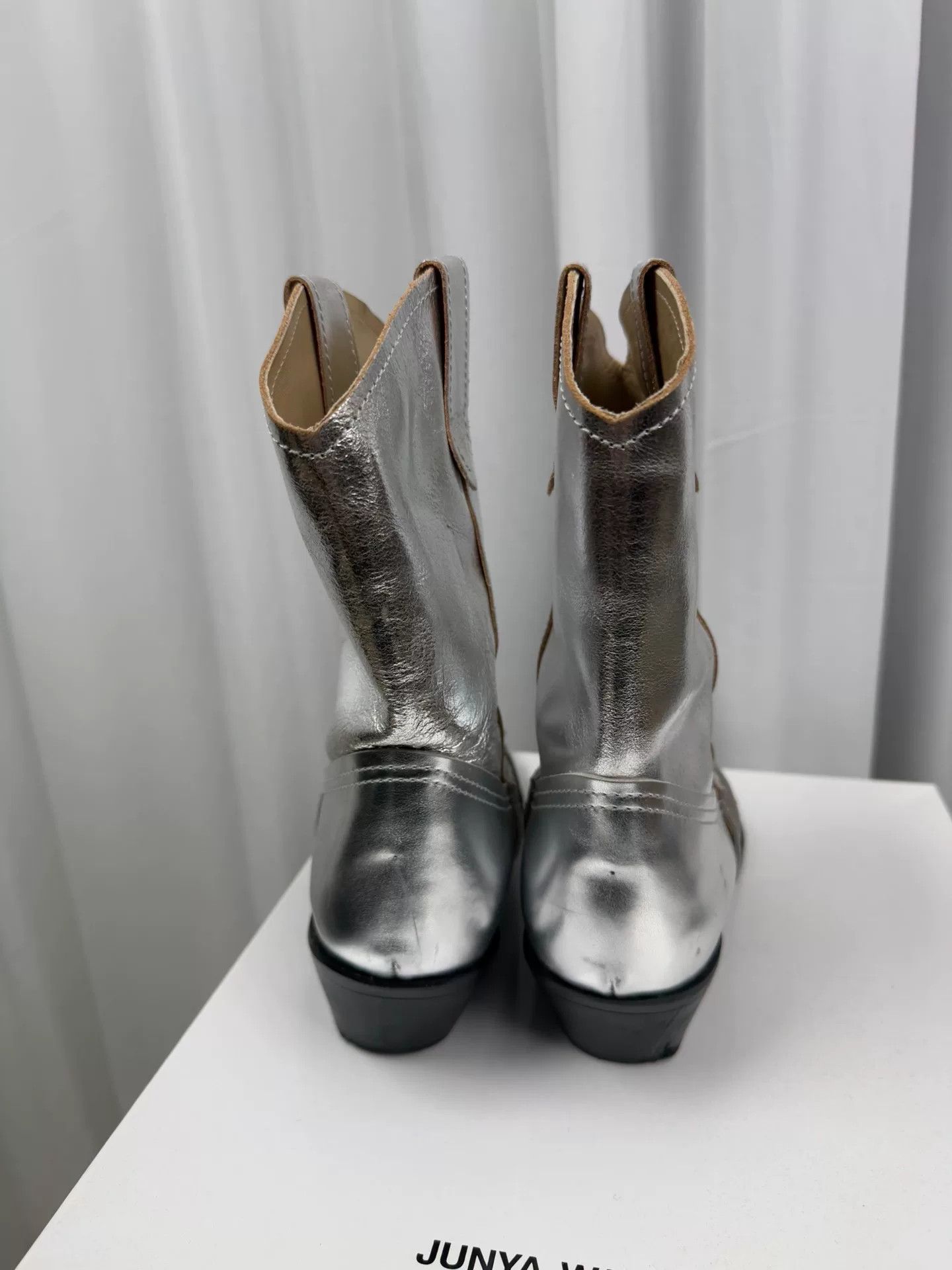 Junya Watanabe junya watanabe silver studded ankle boots Size US 9 / EU 42 - 6 Thumbnail