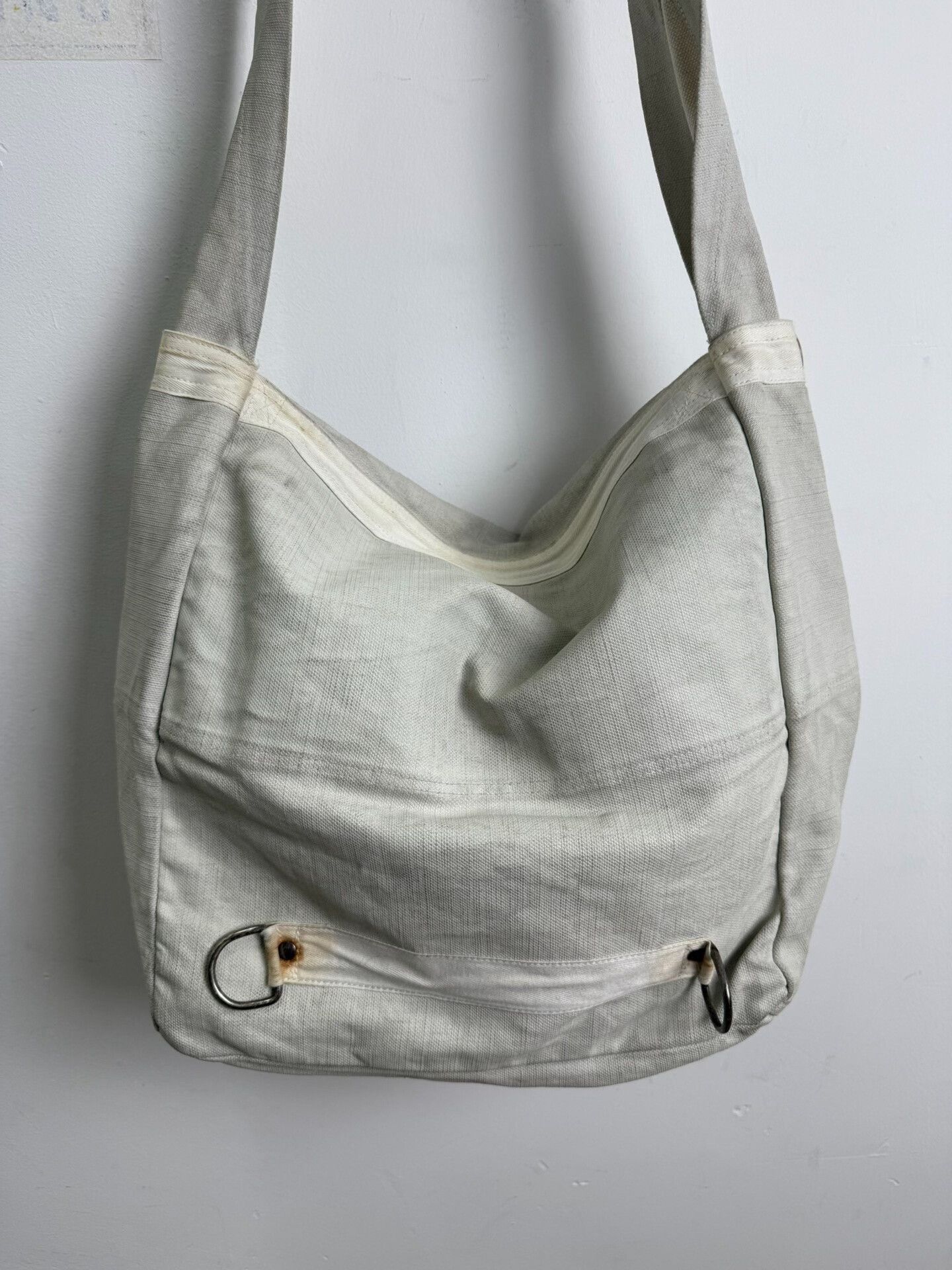 Dries Van Noten vintage dries van noten 90s waxed denim bag Size ONE SIZE - 7 Thumbnail