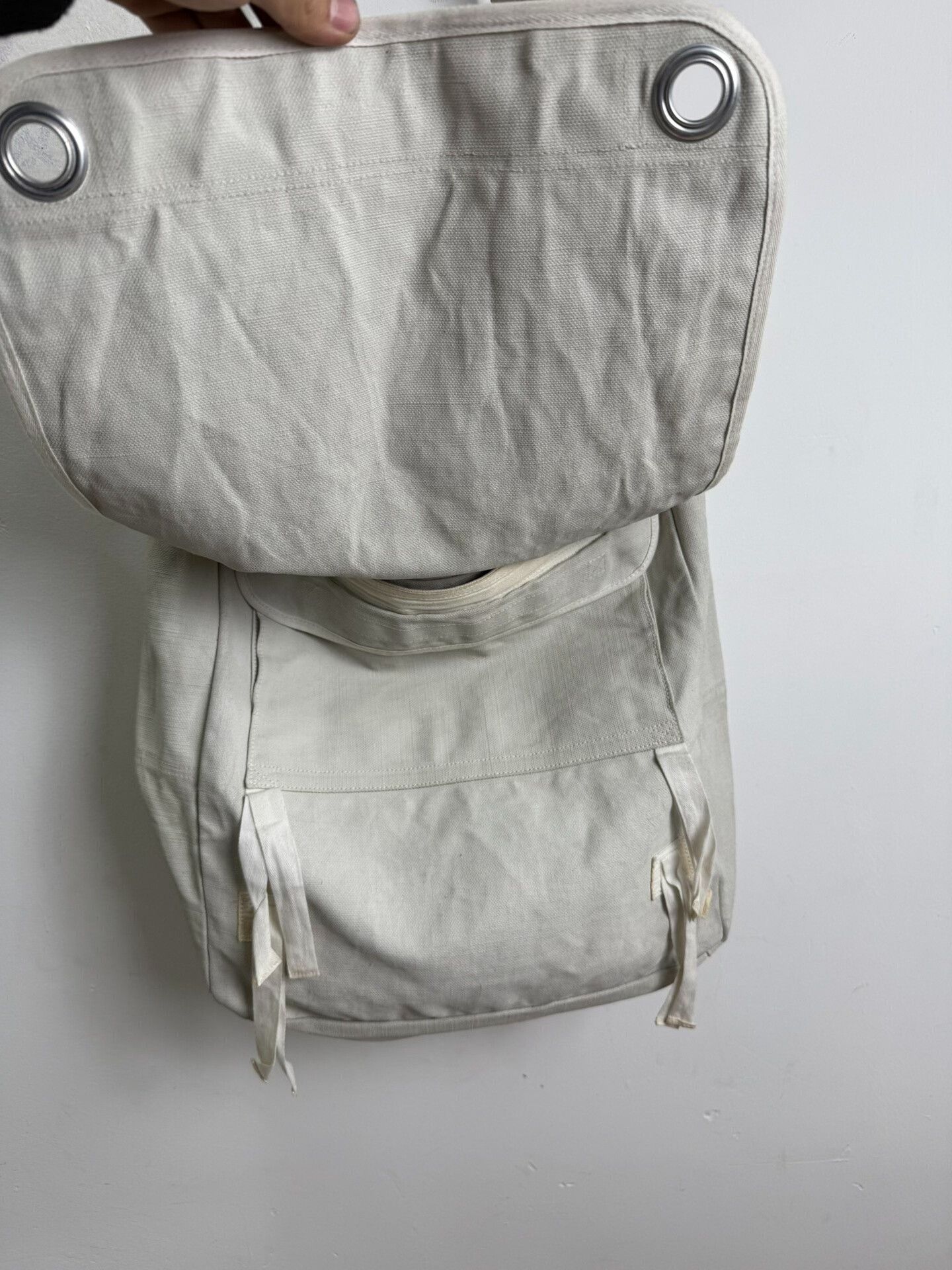 Dries Van Noten vintage dries van noten 90s waxed denim bag Size ONE SIZE - 4 Thumbnail