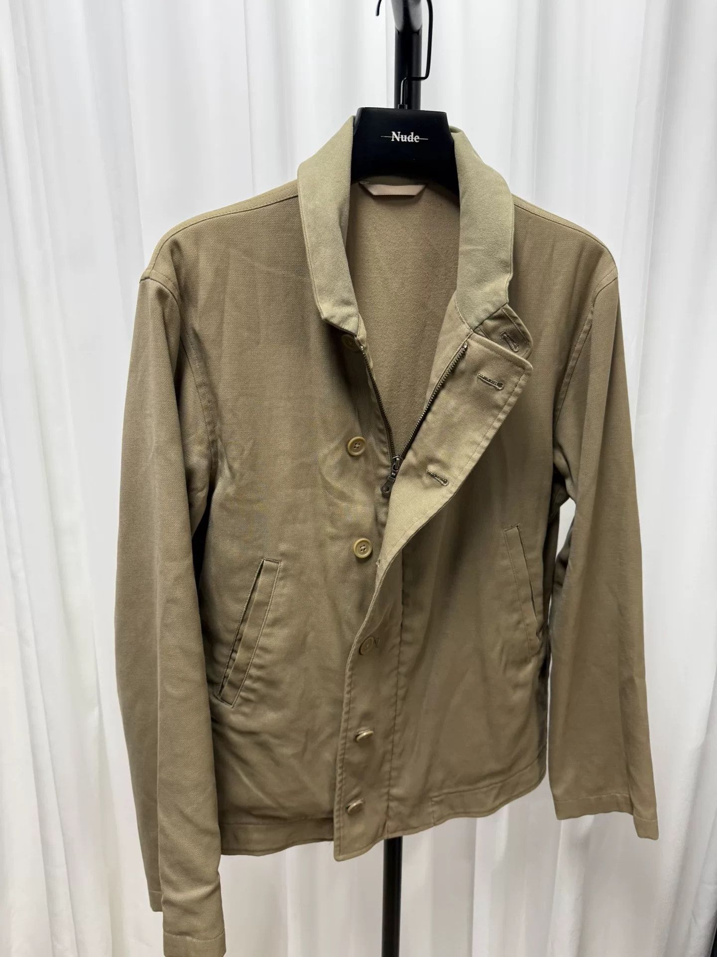 Yohji Yamamoto yohji yamamoto stylish stand-collar jacket Size US L / EU 52-54 / 3 - 3 Thumbnail