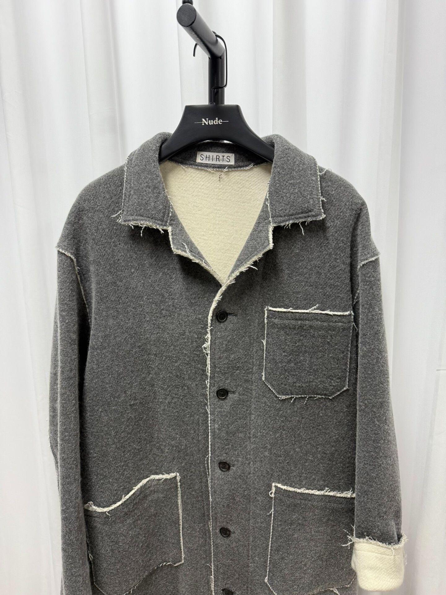 Y's for Men y's for men wool coat with color blocking Size US L / EU 52-54 / 3 - 2 Thumbnail