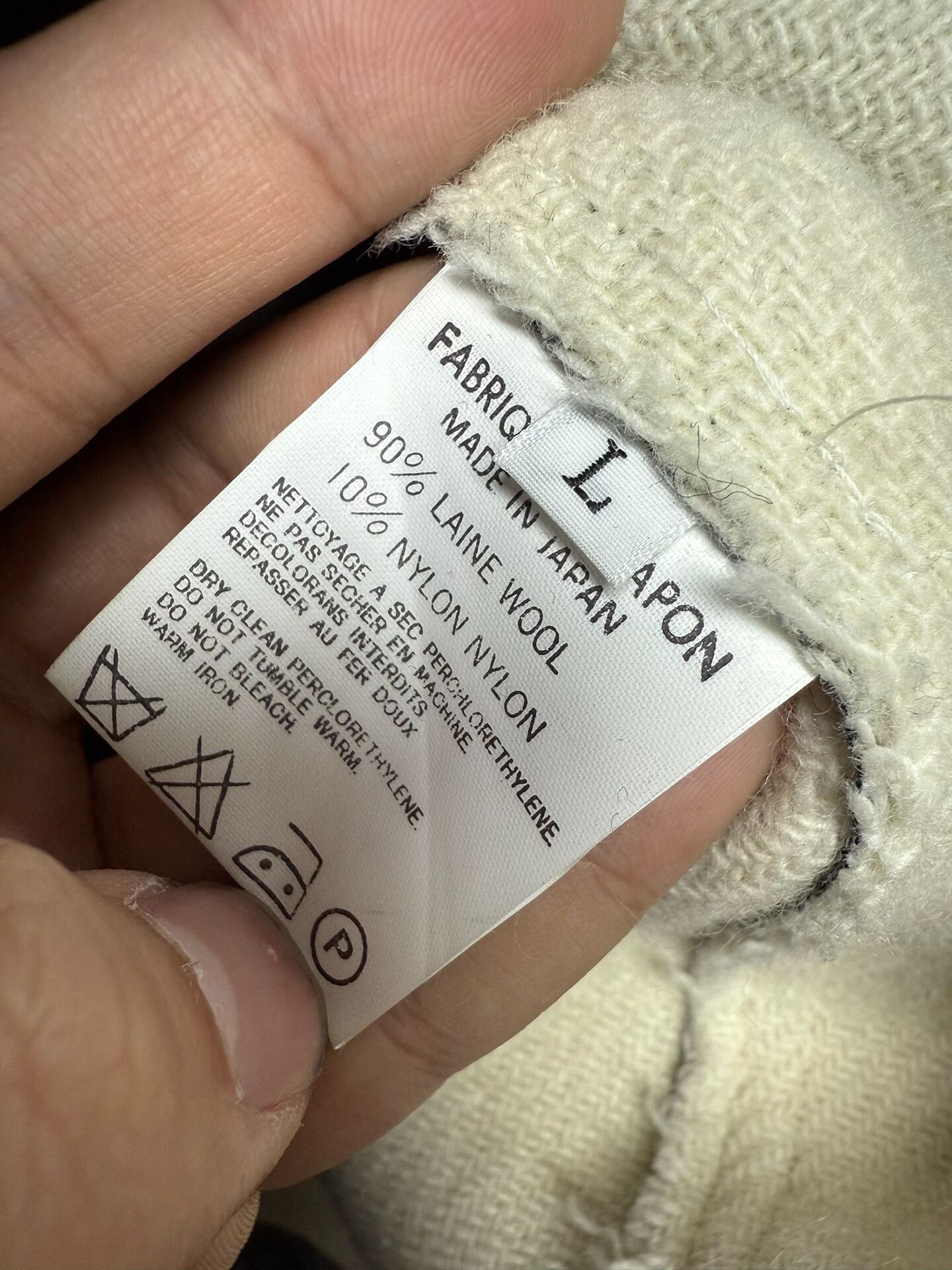 Y's for Men y's for men wool coat with color blocking Size US L / EU 52-54 / 3 - 7 Thumbnail