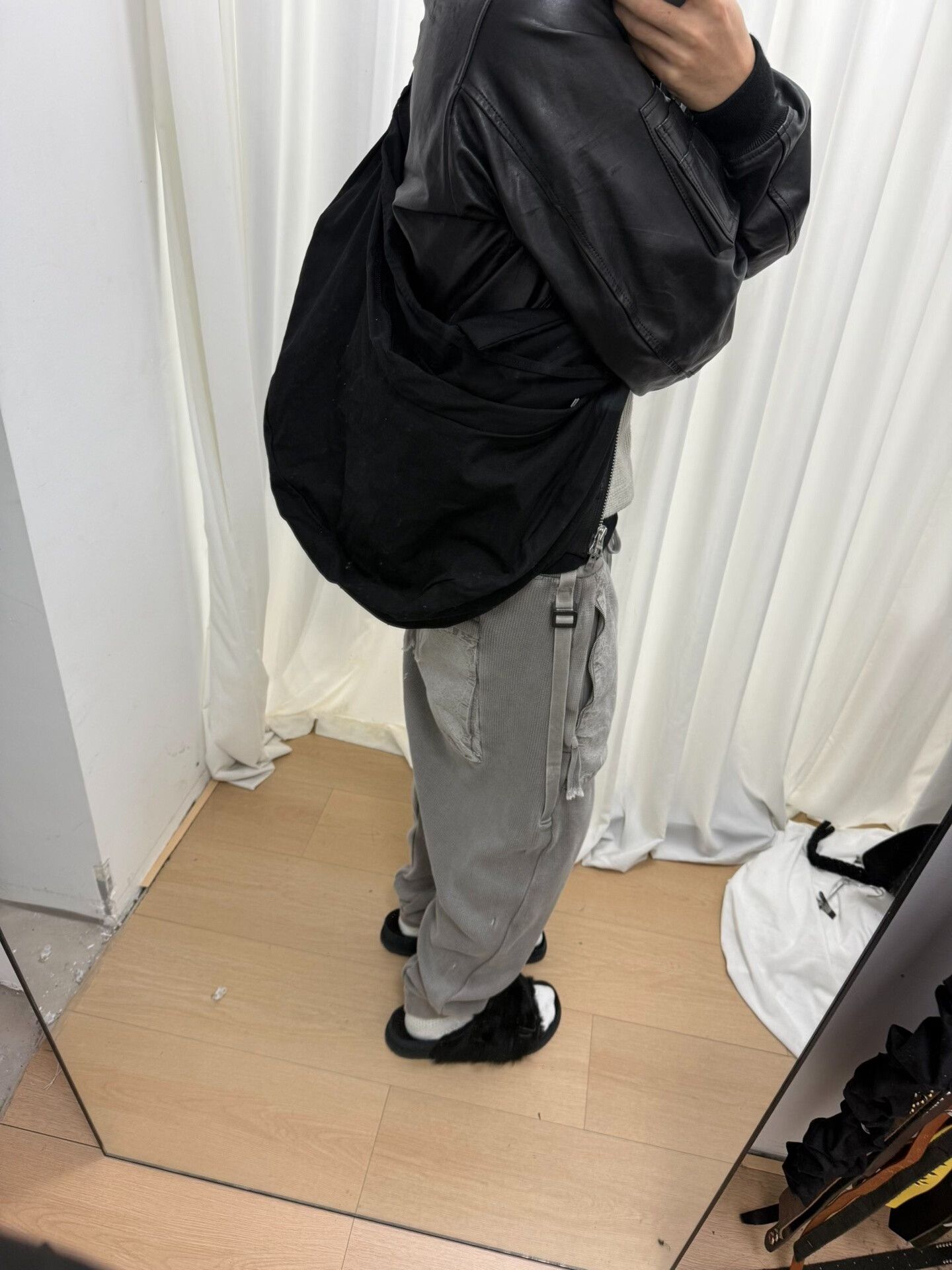 Yohji Yamamoto yohji yamamoto double-layered bag with wool Size ONE SIZE - 7 Thumbnail