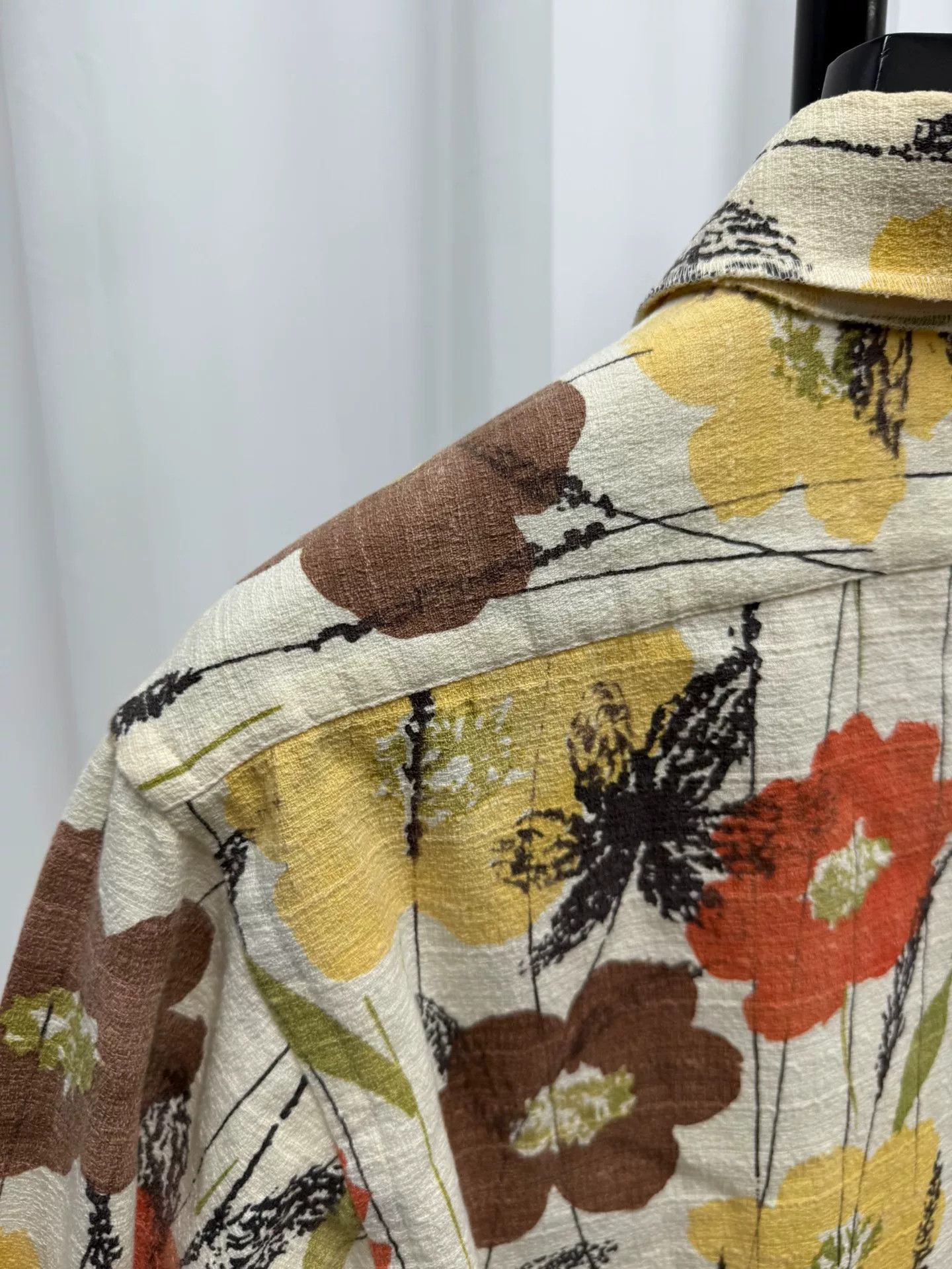 Junya Watanabe floral canvas shirt size M Size US M / EU 48-50 / 2 - 8 Thumbnail