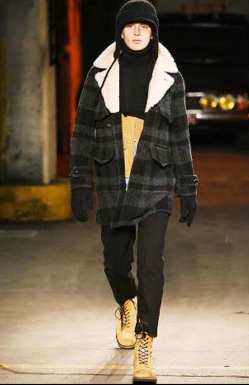 Comme des Garcons wool coat with faux fur collar Size US L / EU 52-54 / 3 - 9 Thumbnail