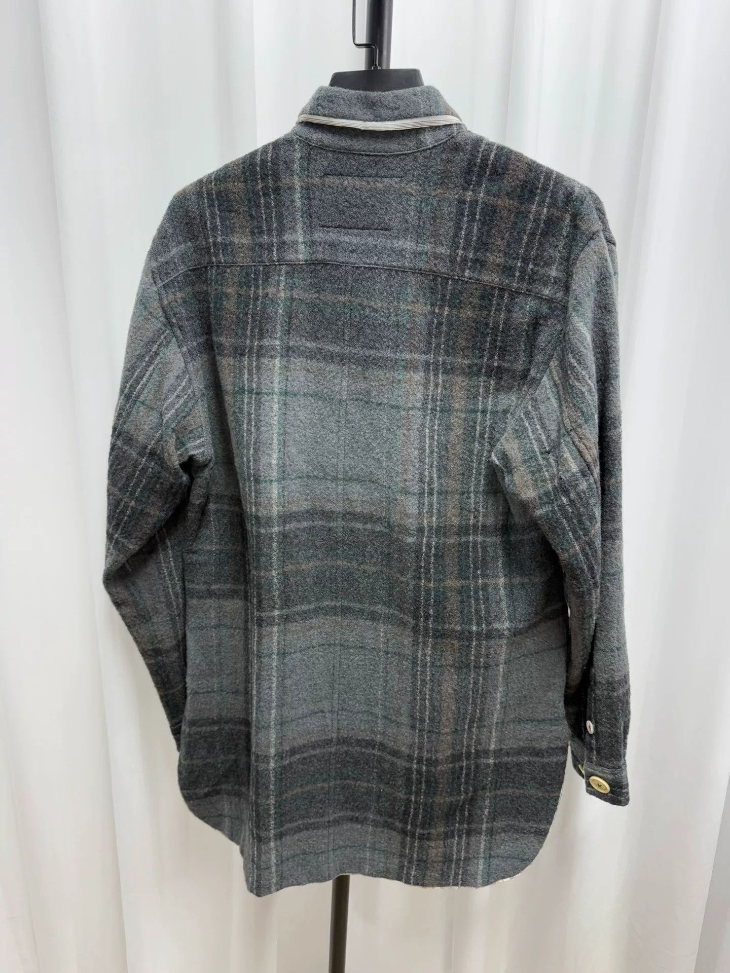 Comme des Garcons Homme classic gray oversized button-up shirt Size US L / EU 52-54 / 3 - 8 Thumbnail