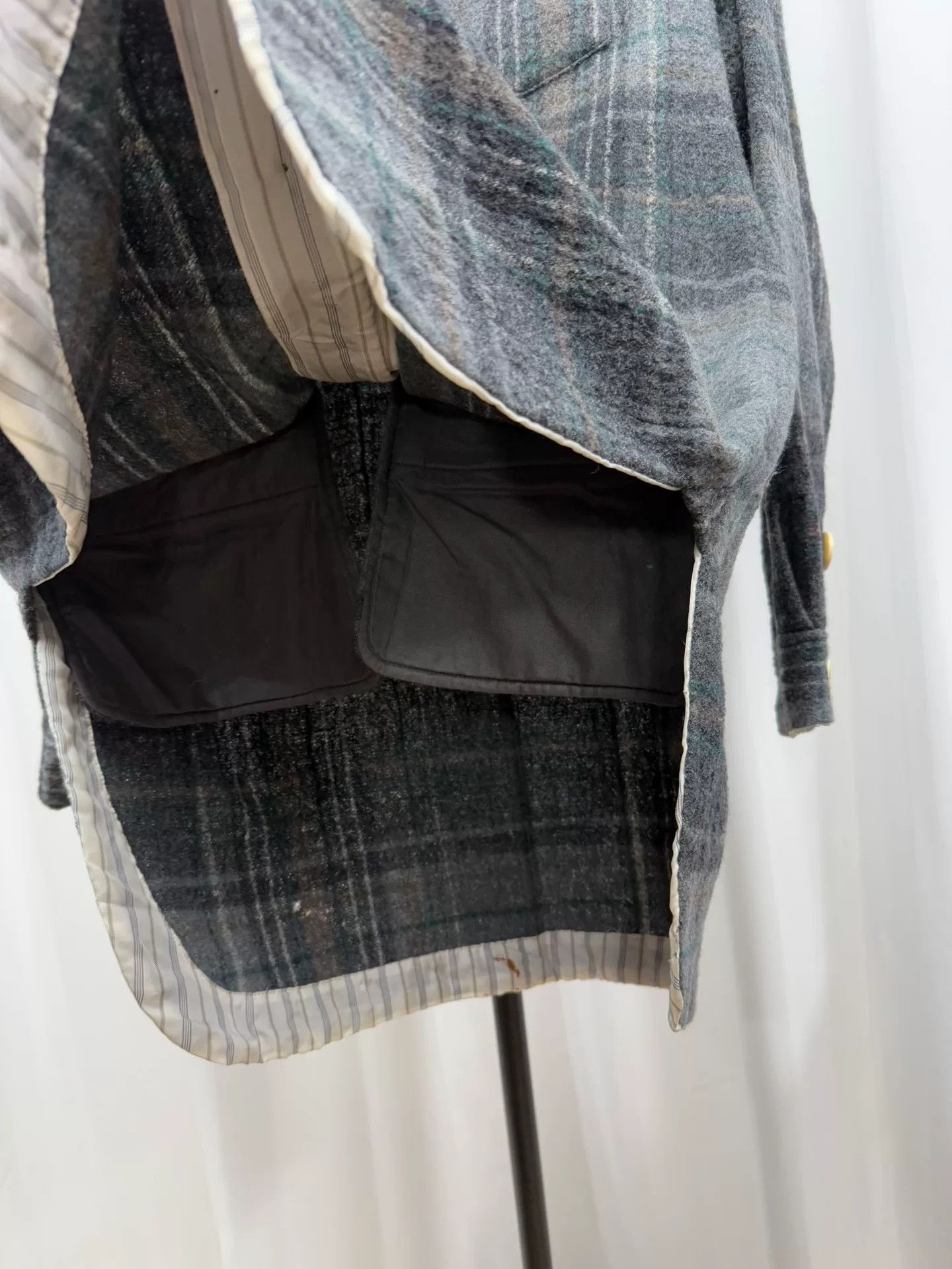 Comme des Garcons Homme classic gray oversized button-up shirt Size US L / EU 52-54 / 3 - 5 Thumbnail