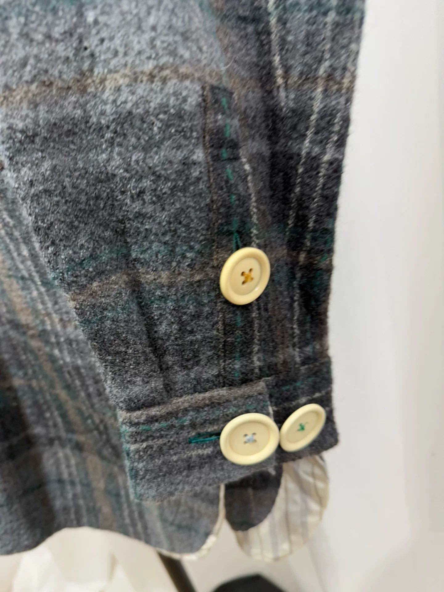 Comme des Garcons Homme classic gray oversized button-up shirt Size US L / EU 52-54 / 3 - 7 Thumbnail