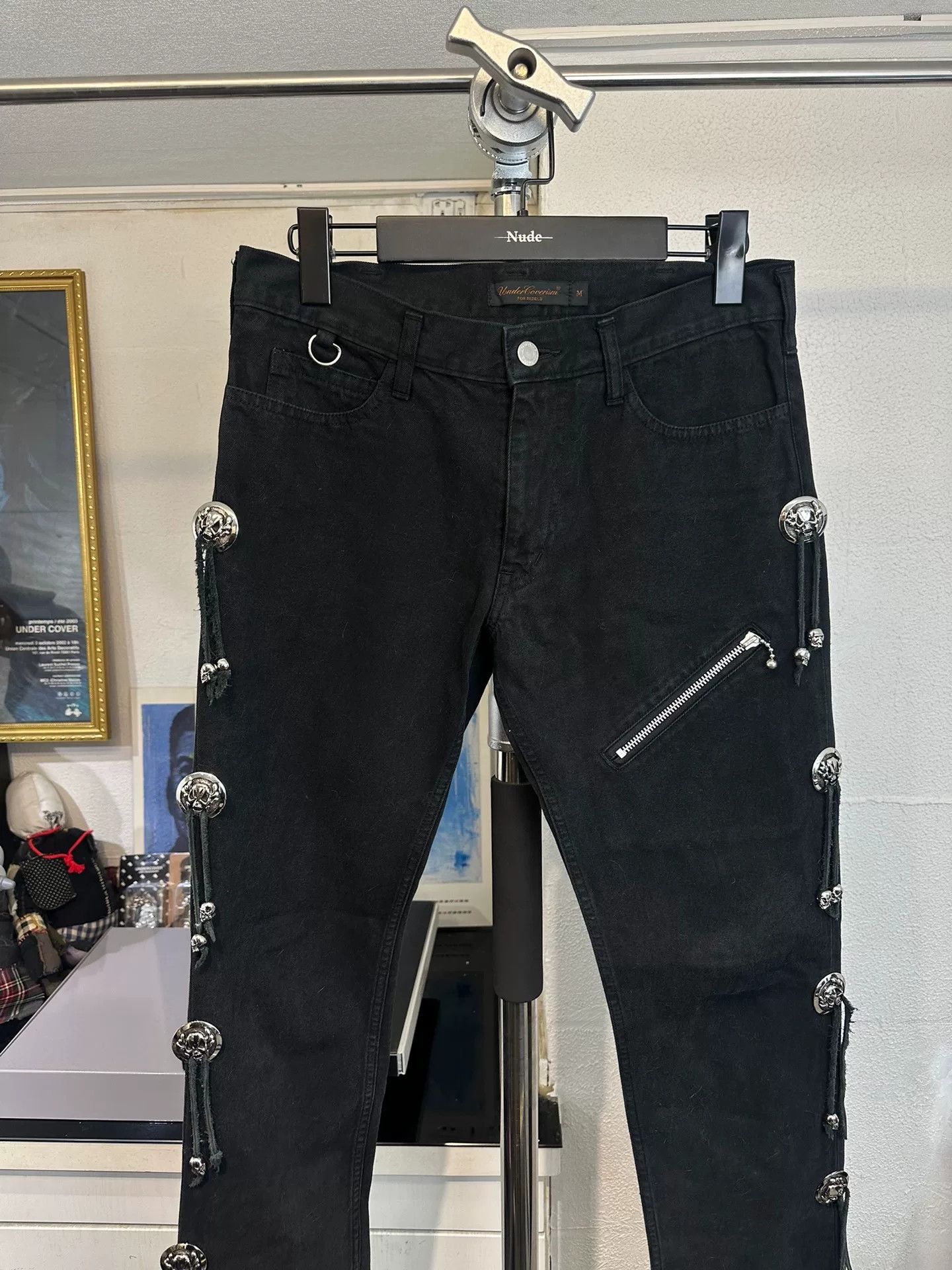 Comme des Garcons stylish black pants with unique features Size US 32 / EU 48 - 2 Thumbnail