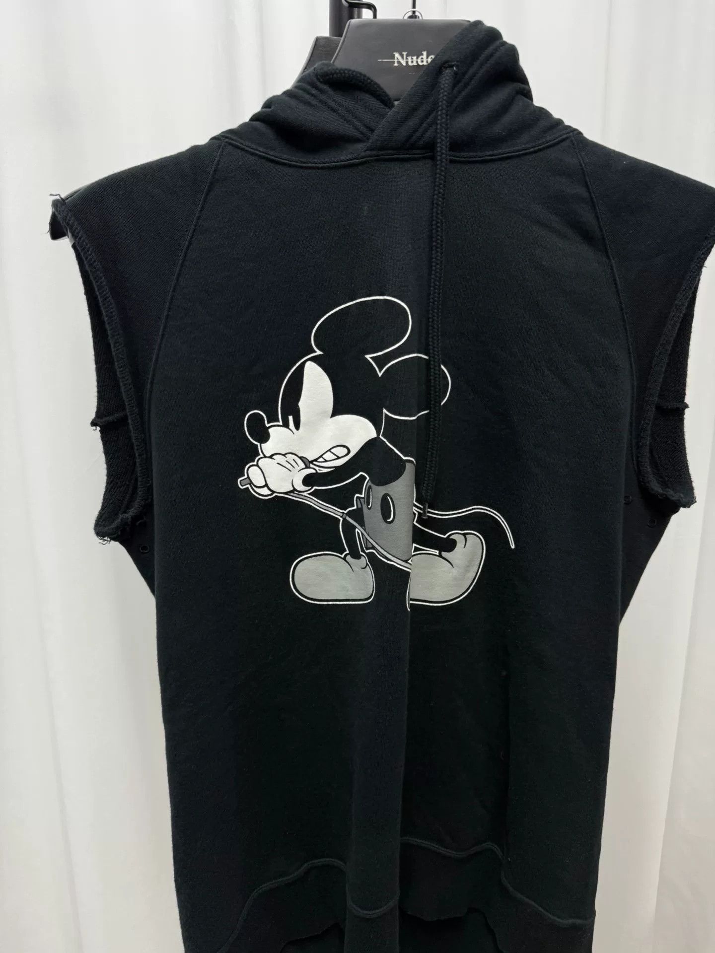 Comme des Garcons Mickey Mouse Sleeveless Hoodie by Number (N)ine Size US L / EU 52-54 / 3 - 2 Thumbnail