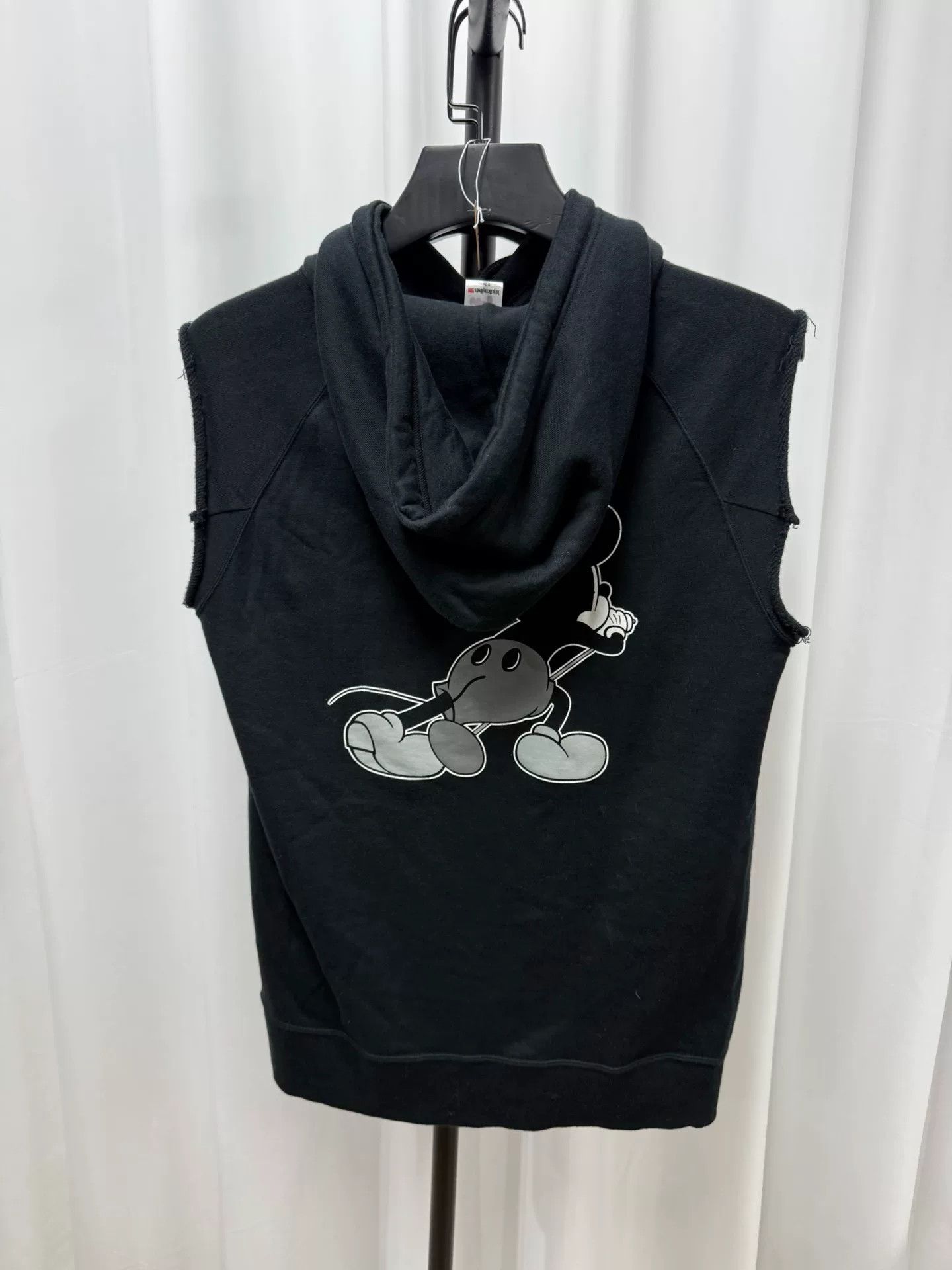 Comme des Garcons Mickey Mouse Sleeveless Hoodie by Number (N)ine Size US L / EU 52-54 / 3 - 4 Thumbnail