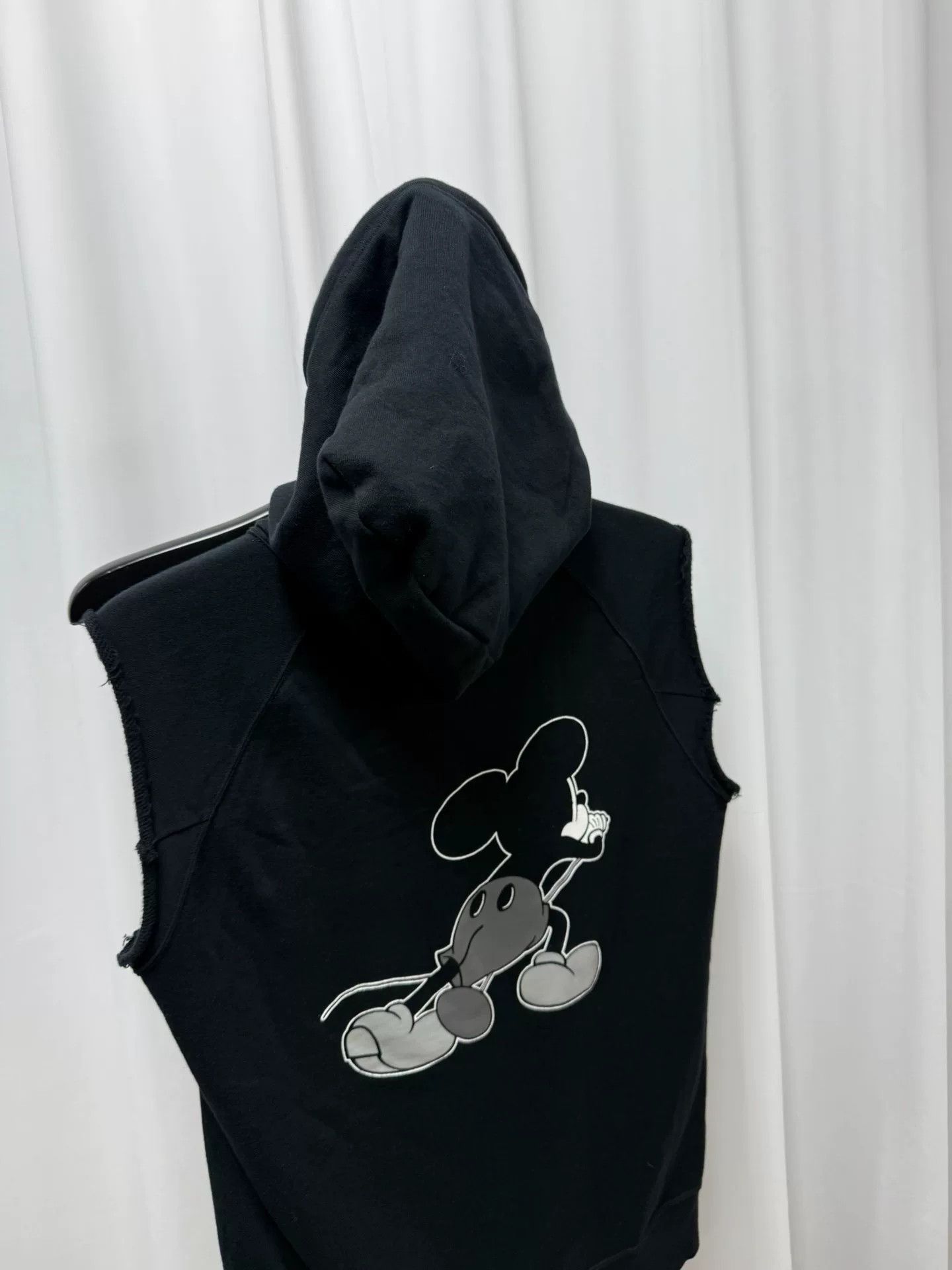 Comme des Garcons Mickey Mouse Sleeveless Hoodie by Number (N)ine Size US L / EU 52-54 / 3 - 5 Thumbnail
