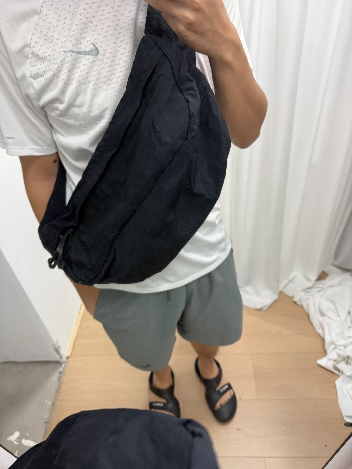 yohji yamamoto y's nylon crossbody bag