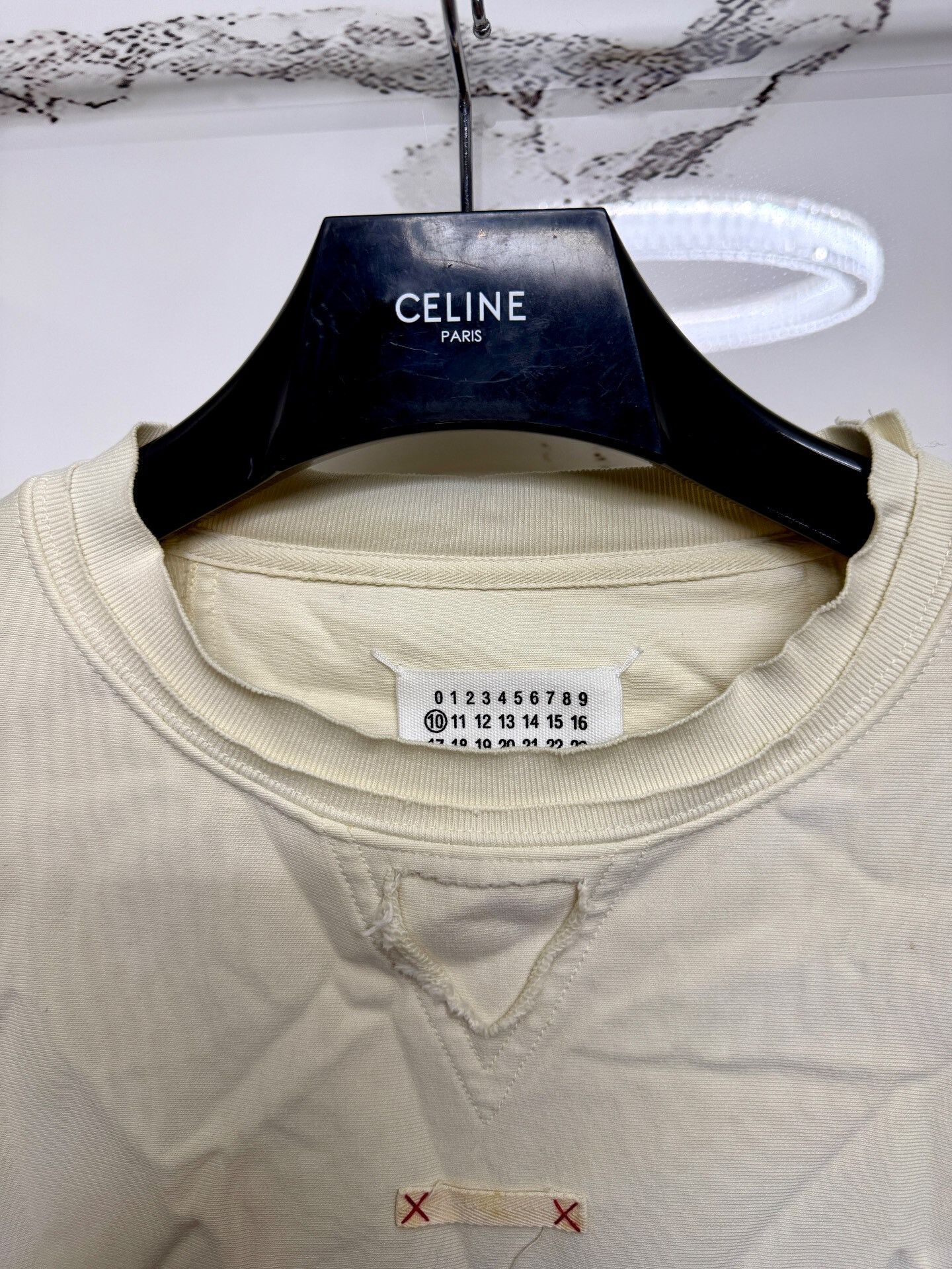 Maison Margiela maison margiela distressed patch sweatshirt Size US M / EU 48-50 / 2 - 2 Thumbnail