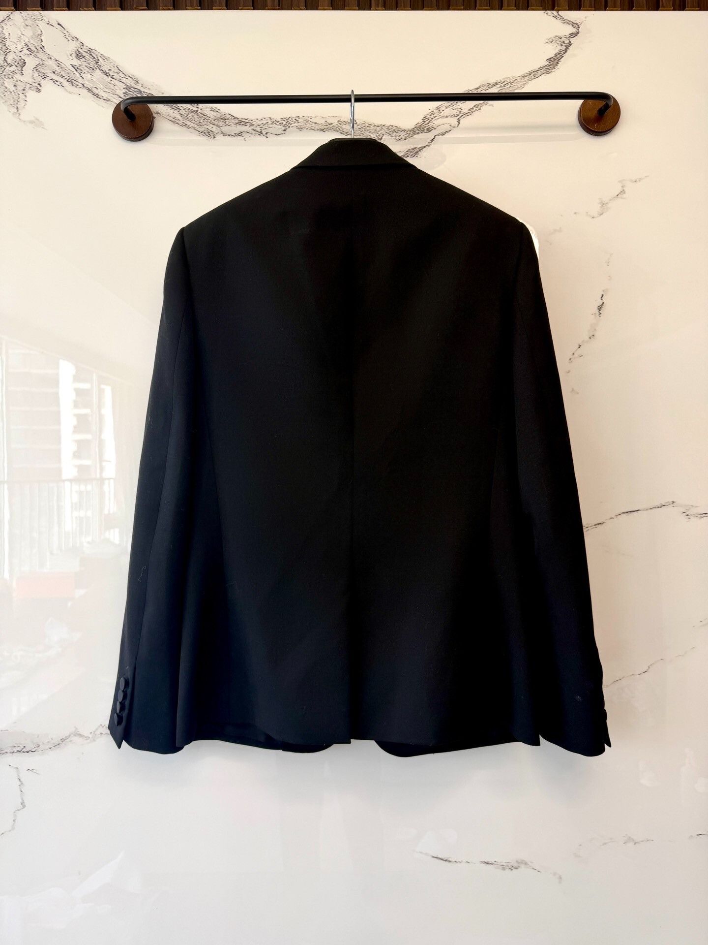 Saint Laurent Paris saint laurent black satin smoking jacket Size US M / EU 48-50 / 2 - 4 Thumbnail