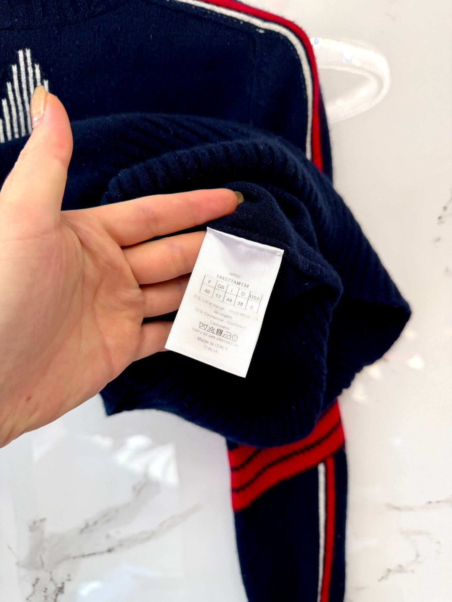 Dior dior star logo knitted sweater Size US M / EU 48-50 / 2 - 4 Thumbnail