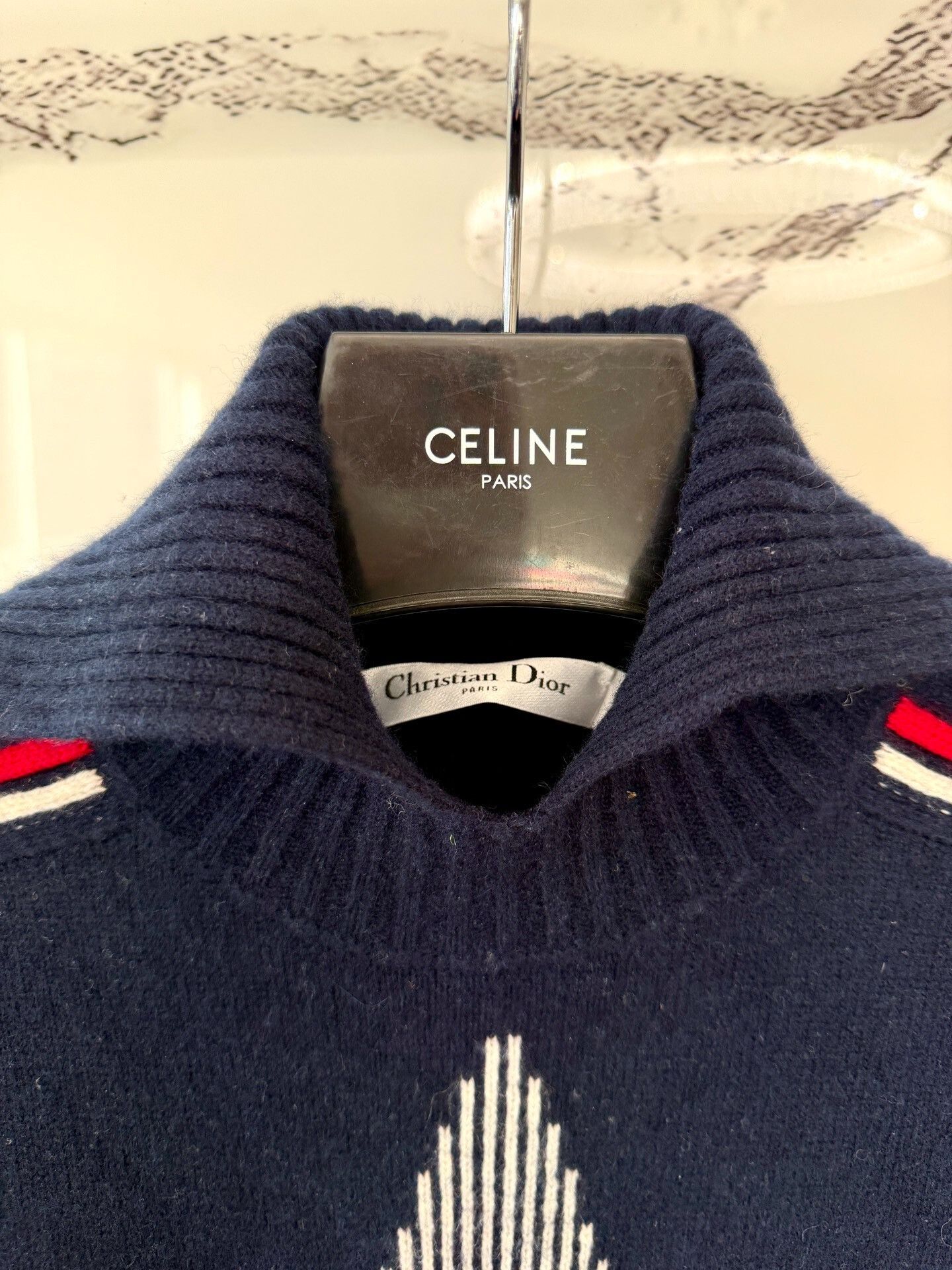 Dior dior star logo knitted sweater Size US M / EU 48-50 / 2 - 2 Thumbnail