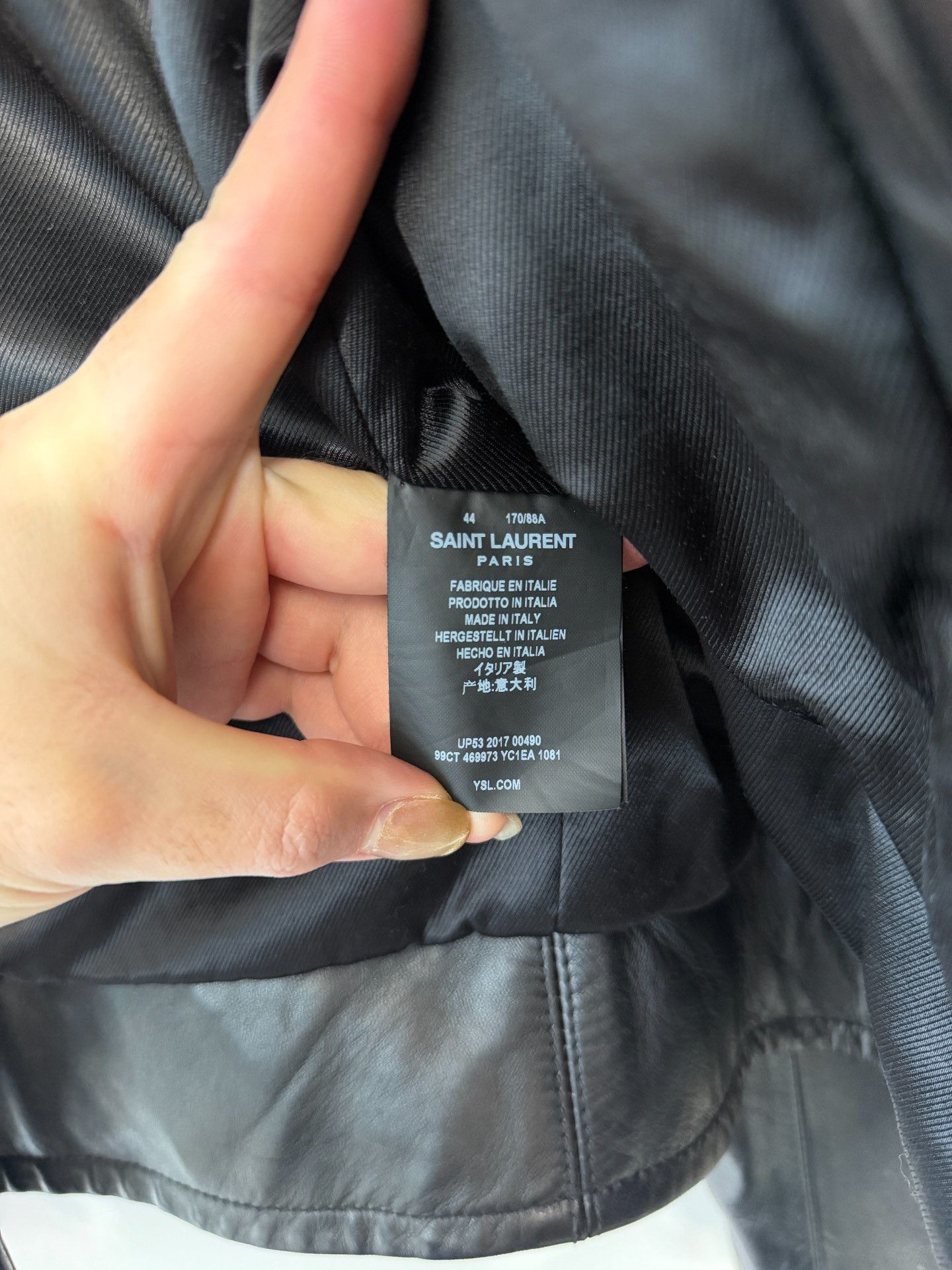 Yves Saint Laurent saint laurent studded l01 biker leather jacket Size US L / EU 52-54 / 3 - 5 Thumbnail