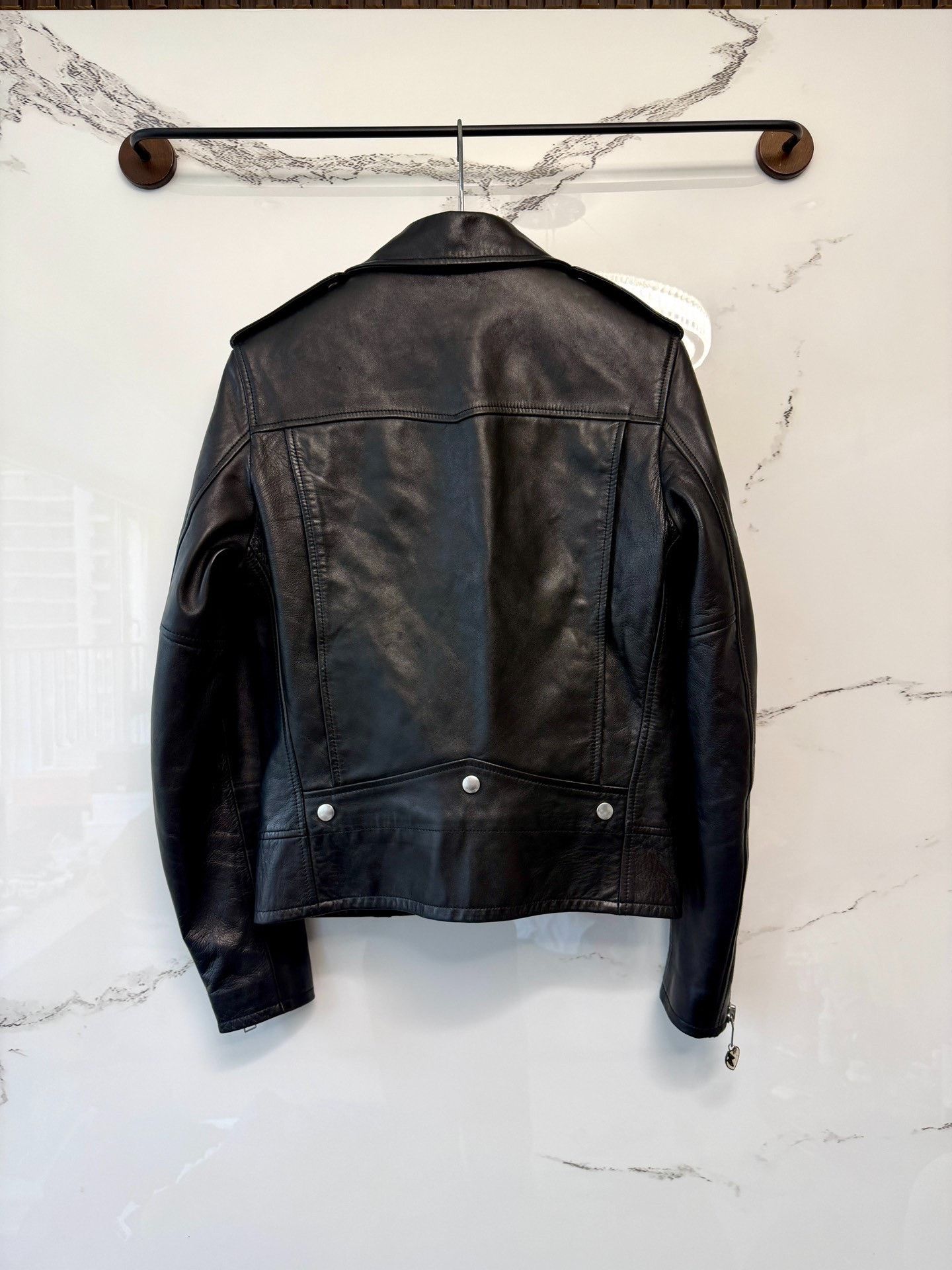 Yves Saint Laurent saint laurent studded l01 biker leather jacket Size US L / EU 52-54 / 3 - 4 Thumbnail