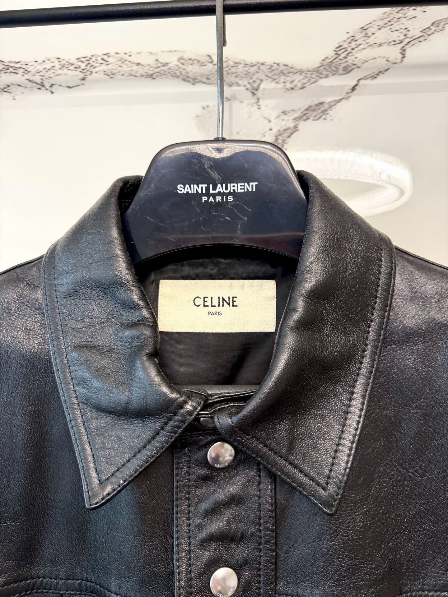 Celine celine black studded leather jacket Size US M / EU 48-50 / 2 - 3 Thumbnail
