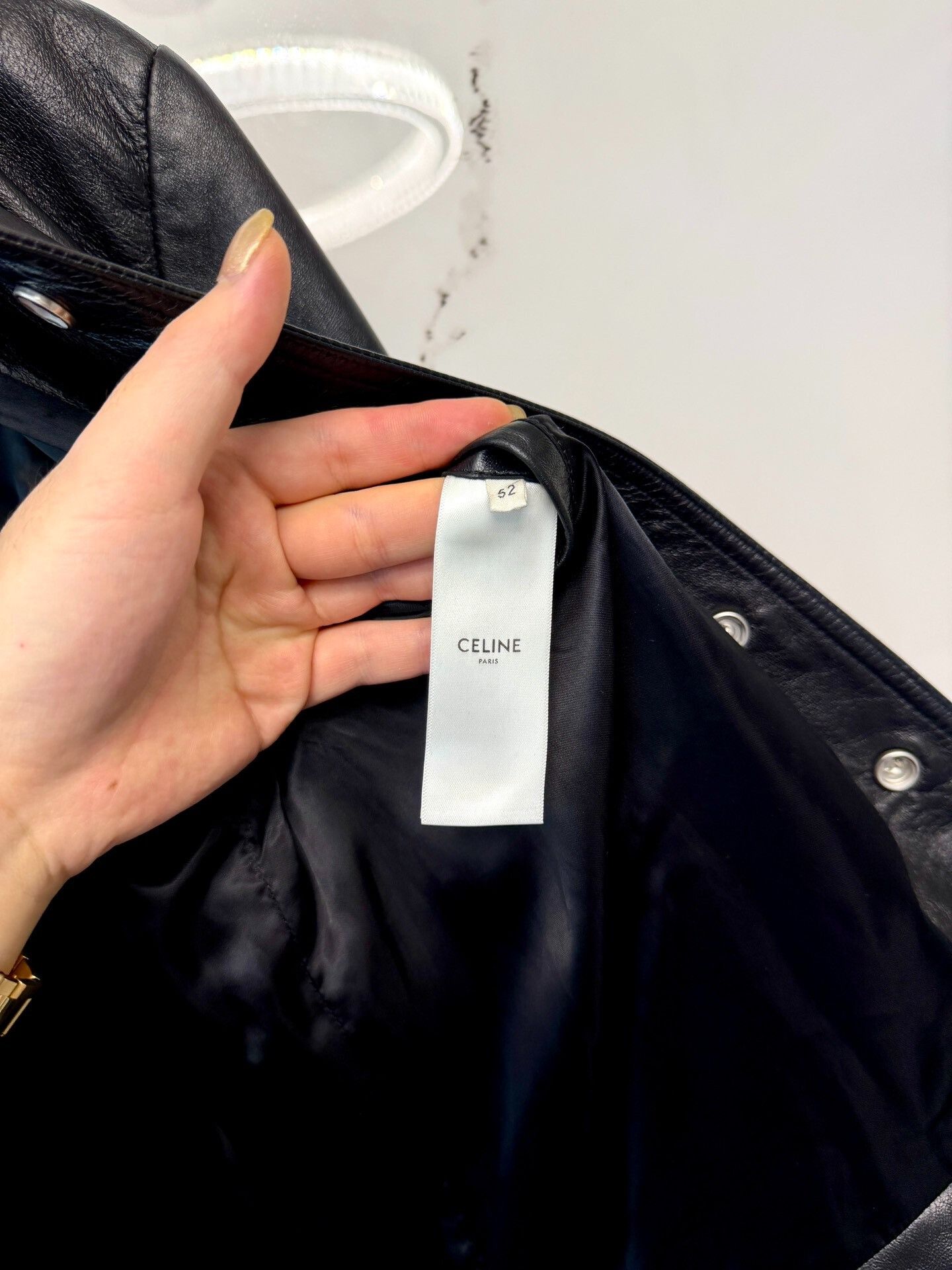 Celine celine black studded leather jacket Size US M / EU 48-50 / 2 - 5 Thumbnail