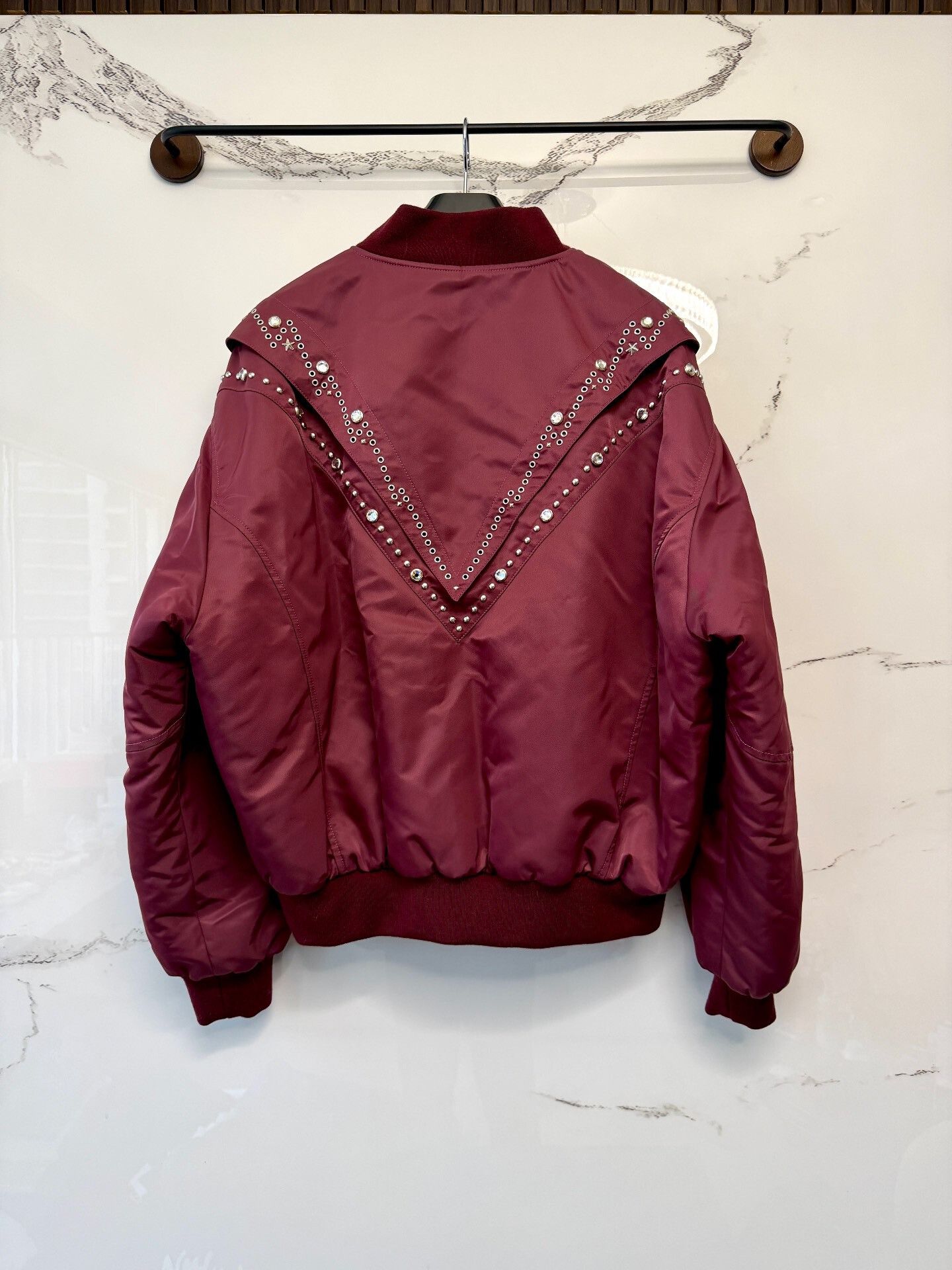 Celine celine spring summer bomber jacket with rhinestones Size M / US 6-8 / IT 42-44 - 4 Thumbnail