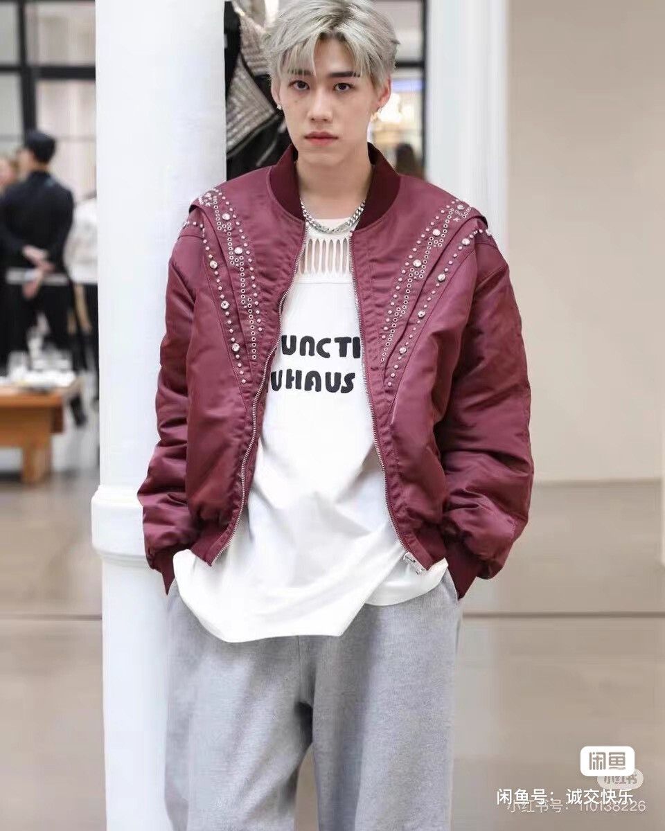Celine celine spring summer bomber jacket with rhinestones Size M / US 6-8 / IT 42-44 - 8 Thumbnail