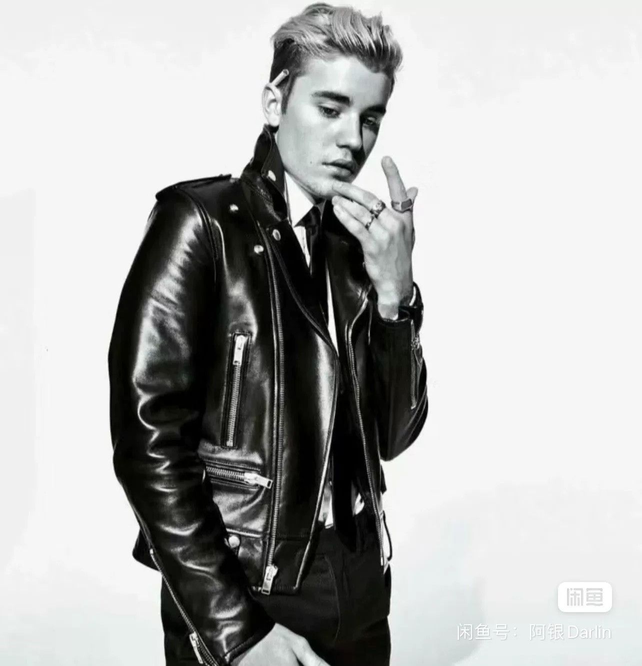 Saint Laurent Paris saint laurent black leather biker jacket Size US L / EU 52-54 / 3 - 8 Thumbnail
