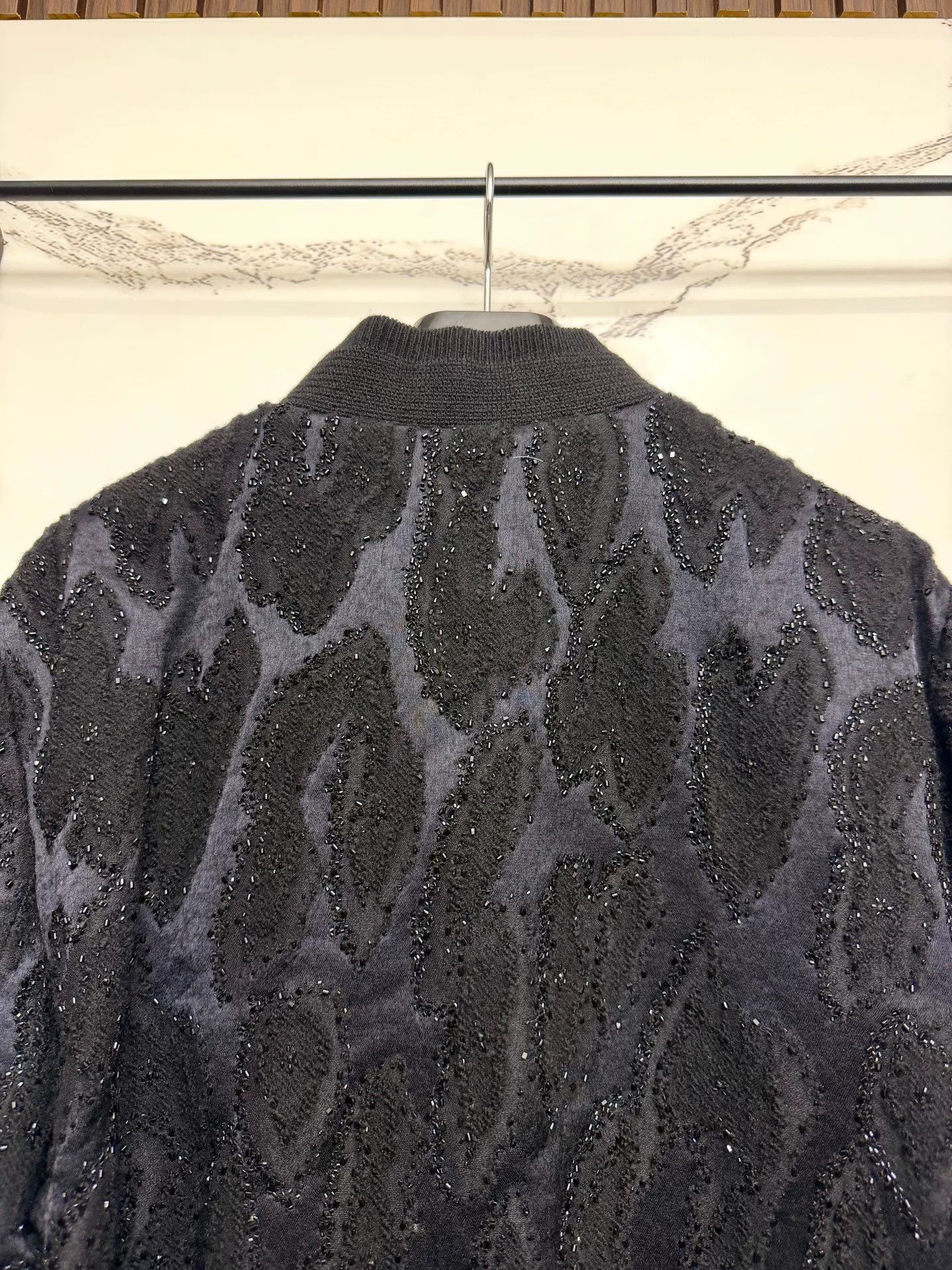 Saint Laurent Paris saint laurent black beaded bomber jacket Size US S / EU 44-46 / 1 - 5 Thumbnail
