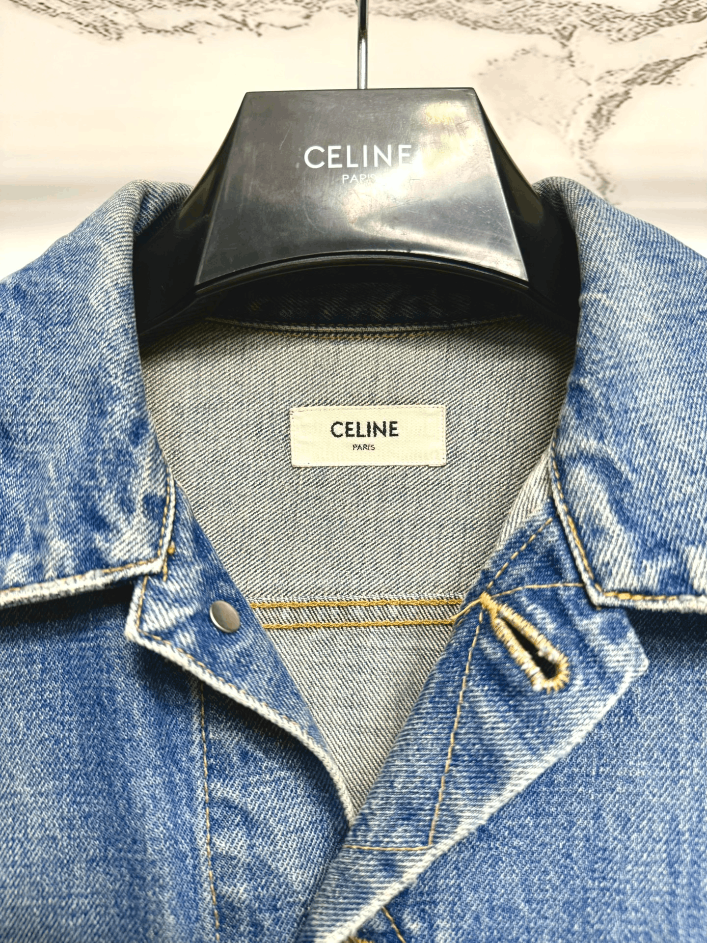 Celine celine studded denim jacket 20ss Size S / US 4 / IT 40 - 4 Thumbnail