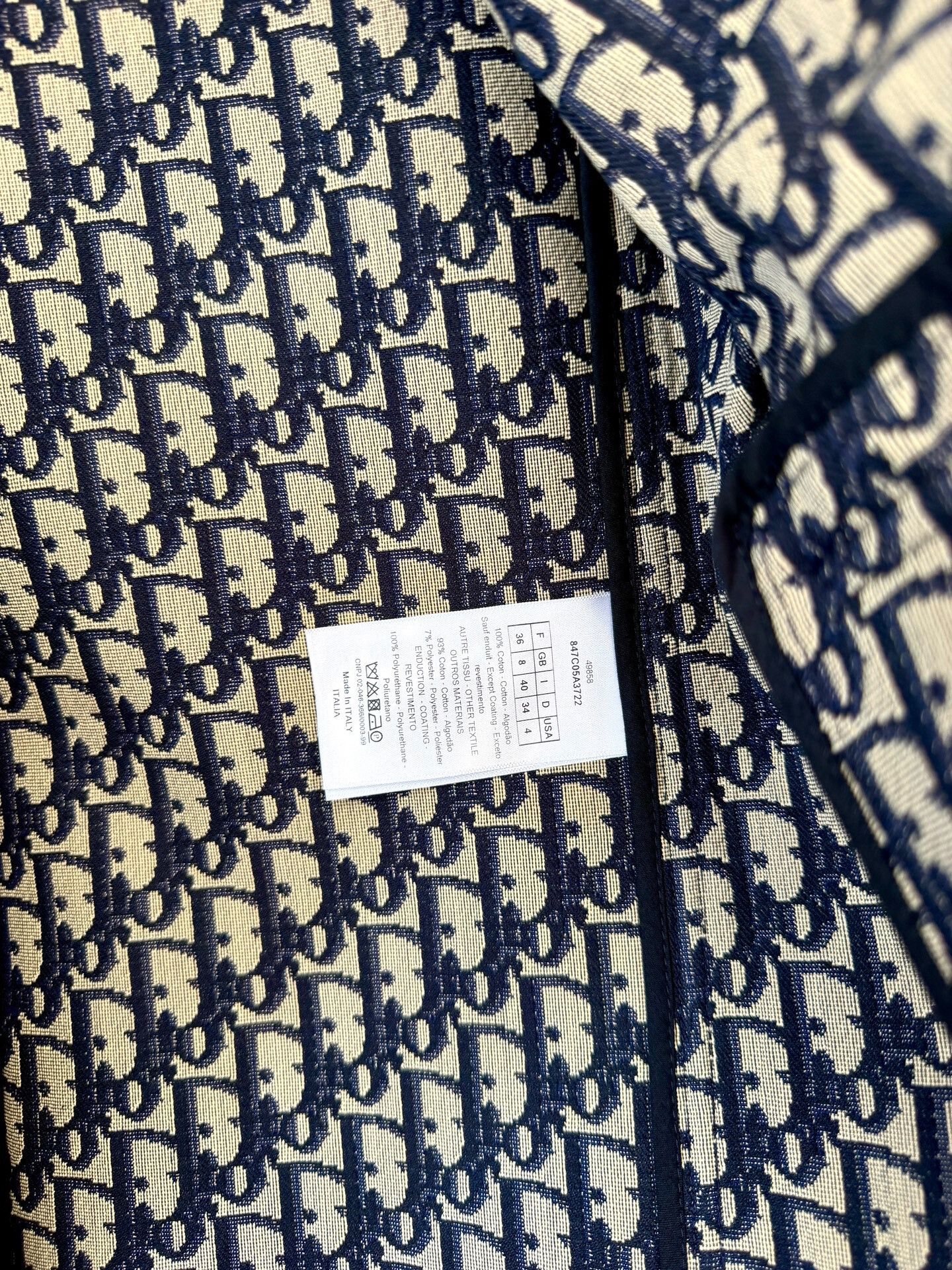 Dior dior bee print coat Size S / US 4 / IT 40 - 4 Thumbnail