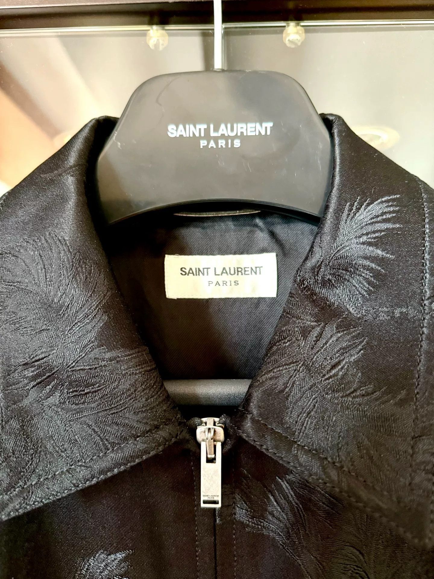 Saint Laurent Paris saint laurent silk embroidered jacket Size US M / EU 48-50 / 2 - 3 Thumbnail