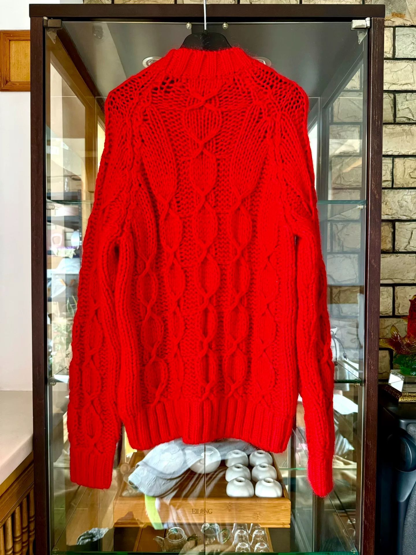 Saint Laurent Paris saint laurent red knit turtleneck sweater Size M / US 6-8 / IT 42-44 - 4 Thumbnail
