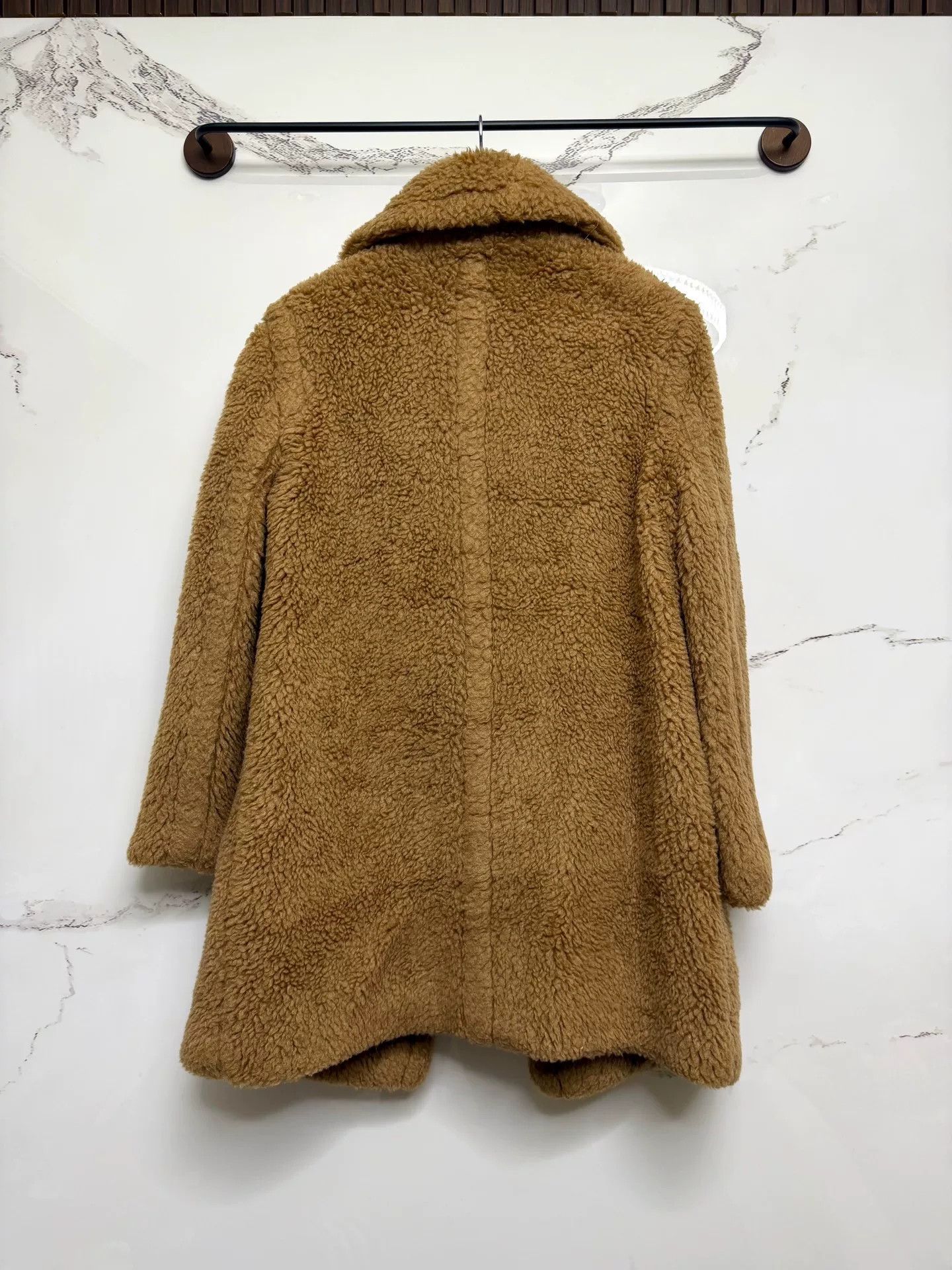 Max Mara maxmara brown teddy coat for women Size ONE SIZE - 3 Thumbnail