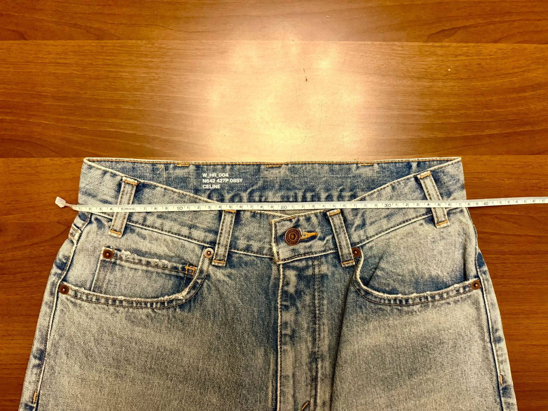 Celine celine ripped denim pants with frayed hem Size 30" / US 8 / IT 44 - 6 Thumbnail