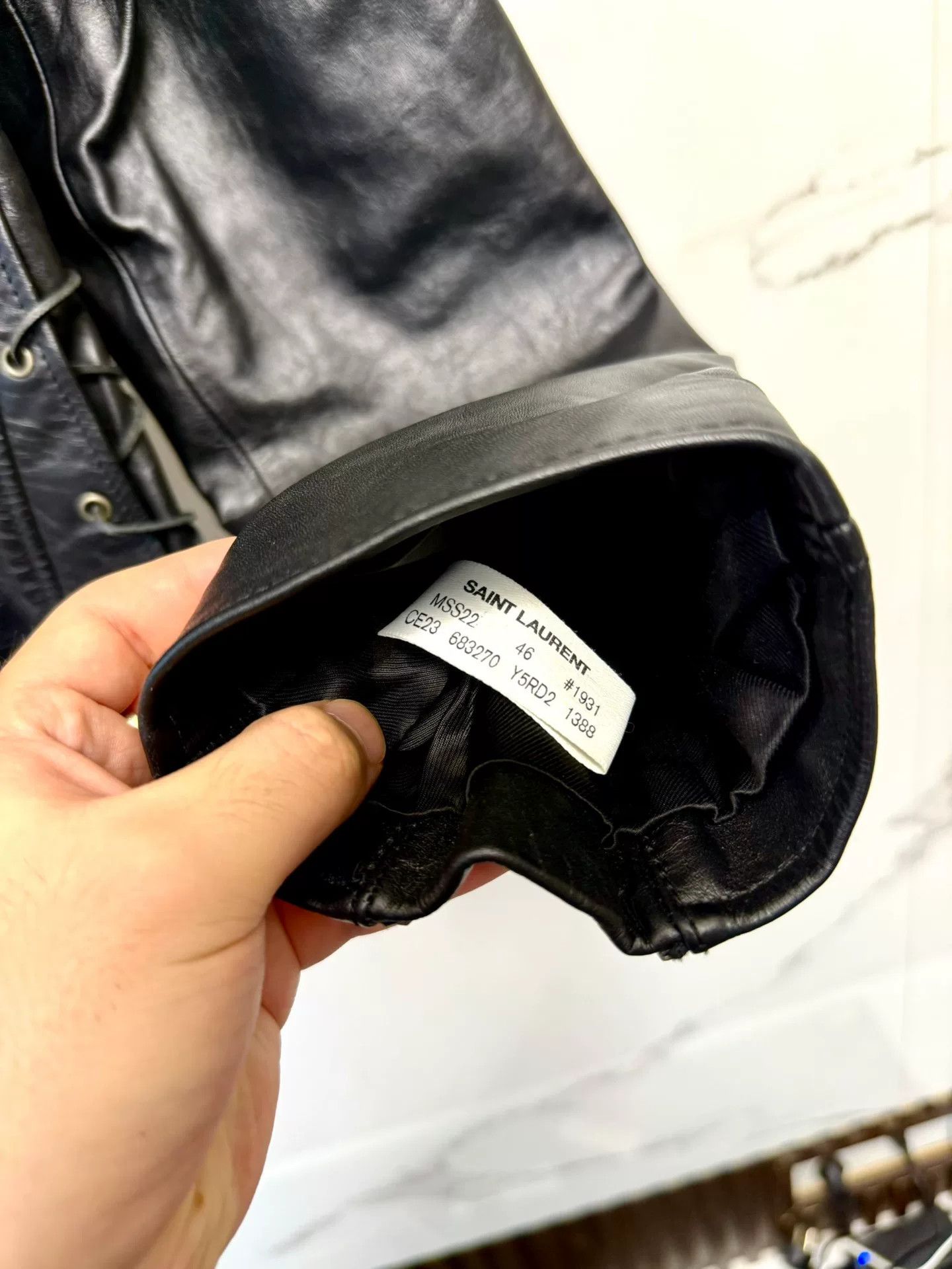 Saint Laurent Paris saint laurent studded black leather jacket Size US S / EU 44-46 / 1 - 6 Thumbnail