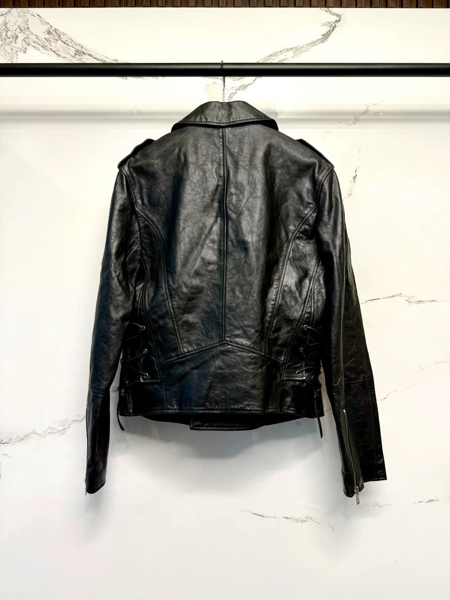 Saint Laurent Paris saint laurent studded black leather jacket Size US S / EU 44-46 / 1 - 4 Thumbnail