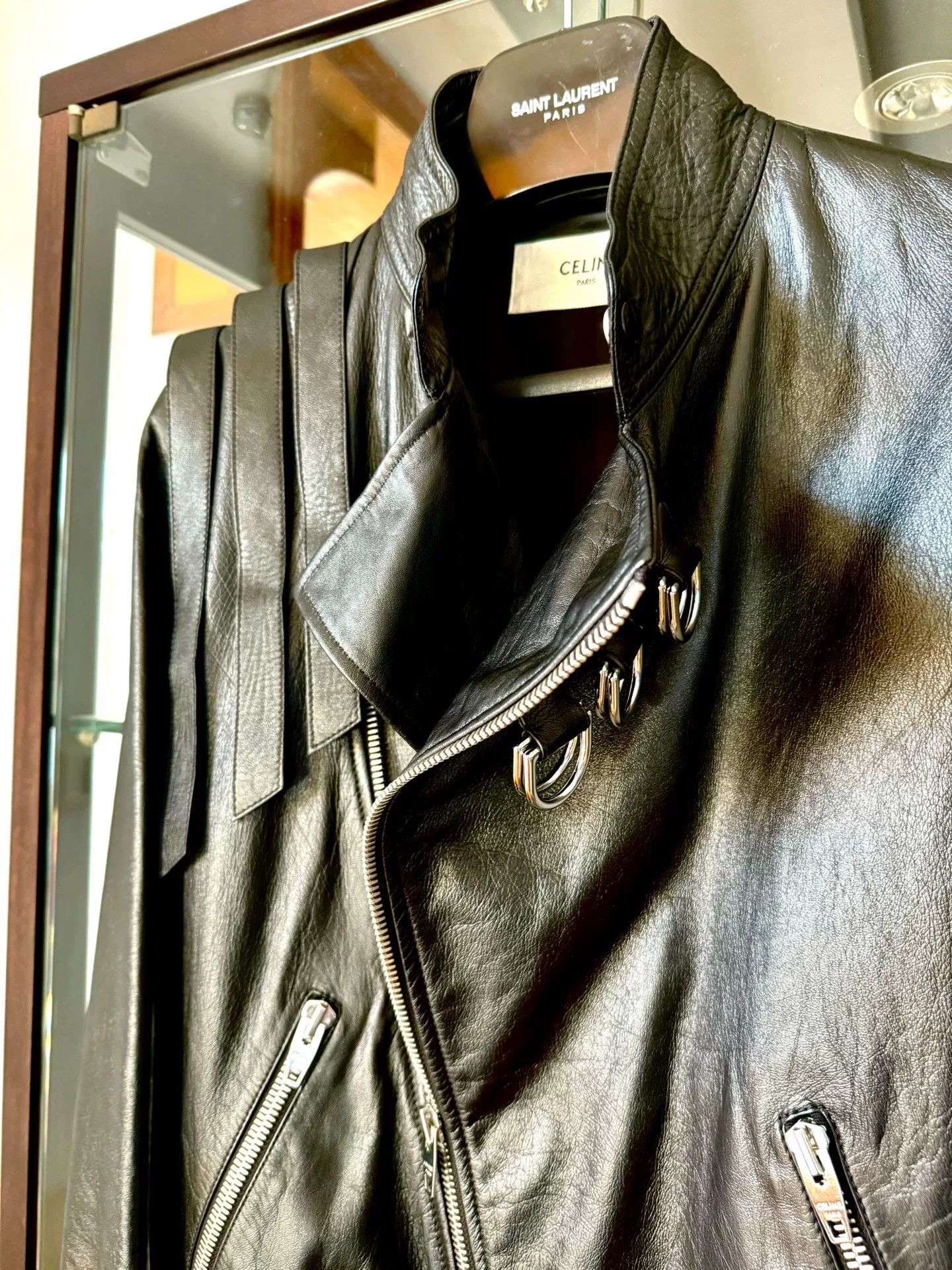 Celine celine leather jacket with three straps Size US M / EU 48-50 / 2 - 4 Thumbnail