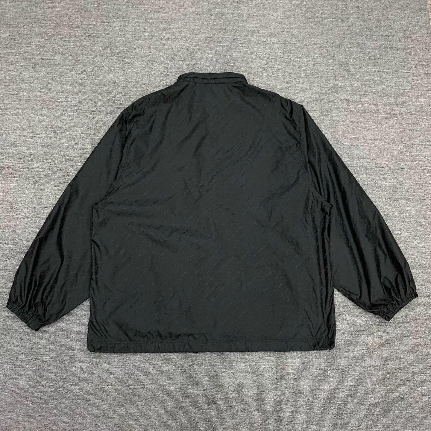 Balenciaga Balenciaga Black Printed Windbreaker Jacket Size US XS / EU 42 / 0 - 2 Thumbnail