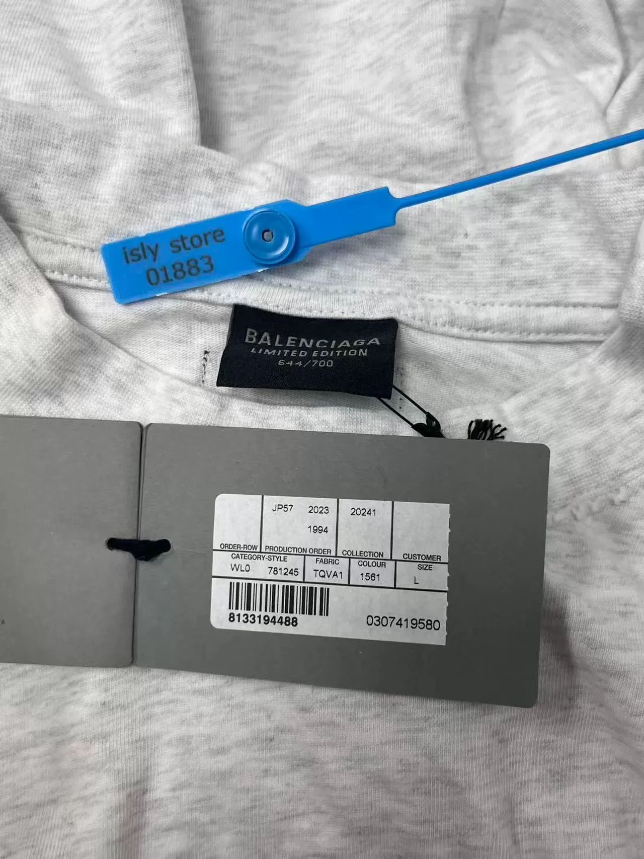 Balenciaga Balenciaga Archive Series Long Sleeve T-Shirt Size US L / EU 52-54 / 3 - 5 Thumbnail