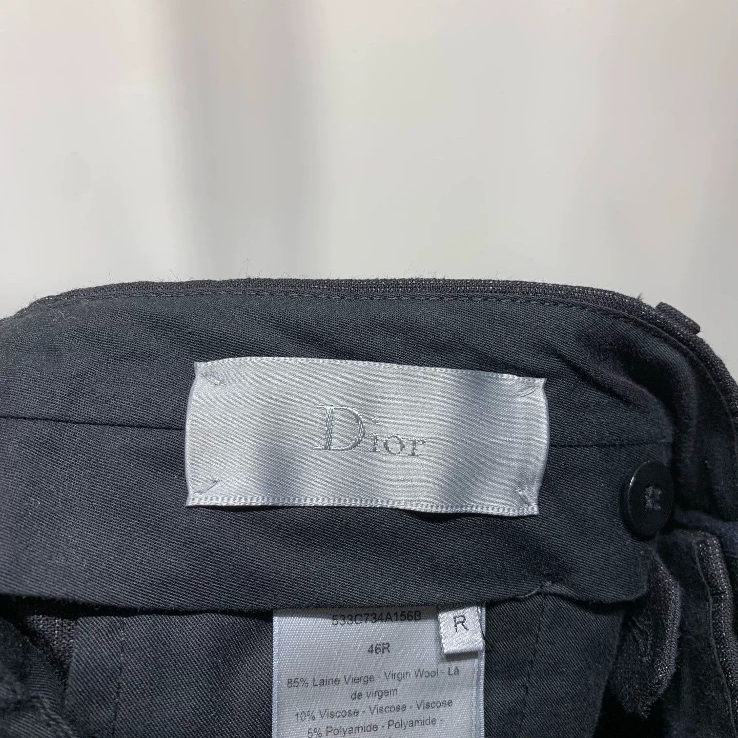 Dior Dior Old Money Minimalist Black Casual Pants Size US 44 / EU 60 - 2 Thumbnail