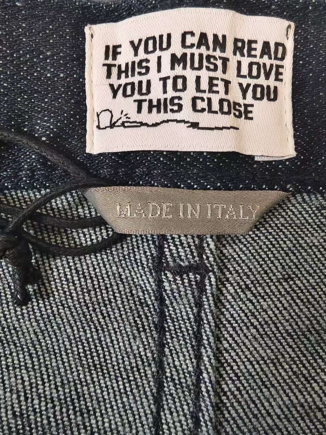Dior Dior x TS Inkjet Embroidered Logo Jeans Size US 30 / EU 46 - 3 Thumbnail