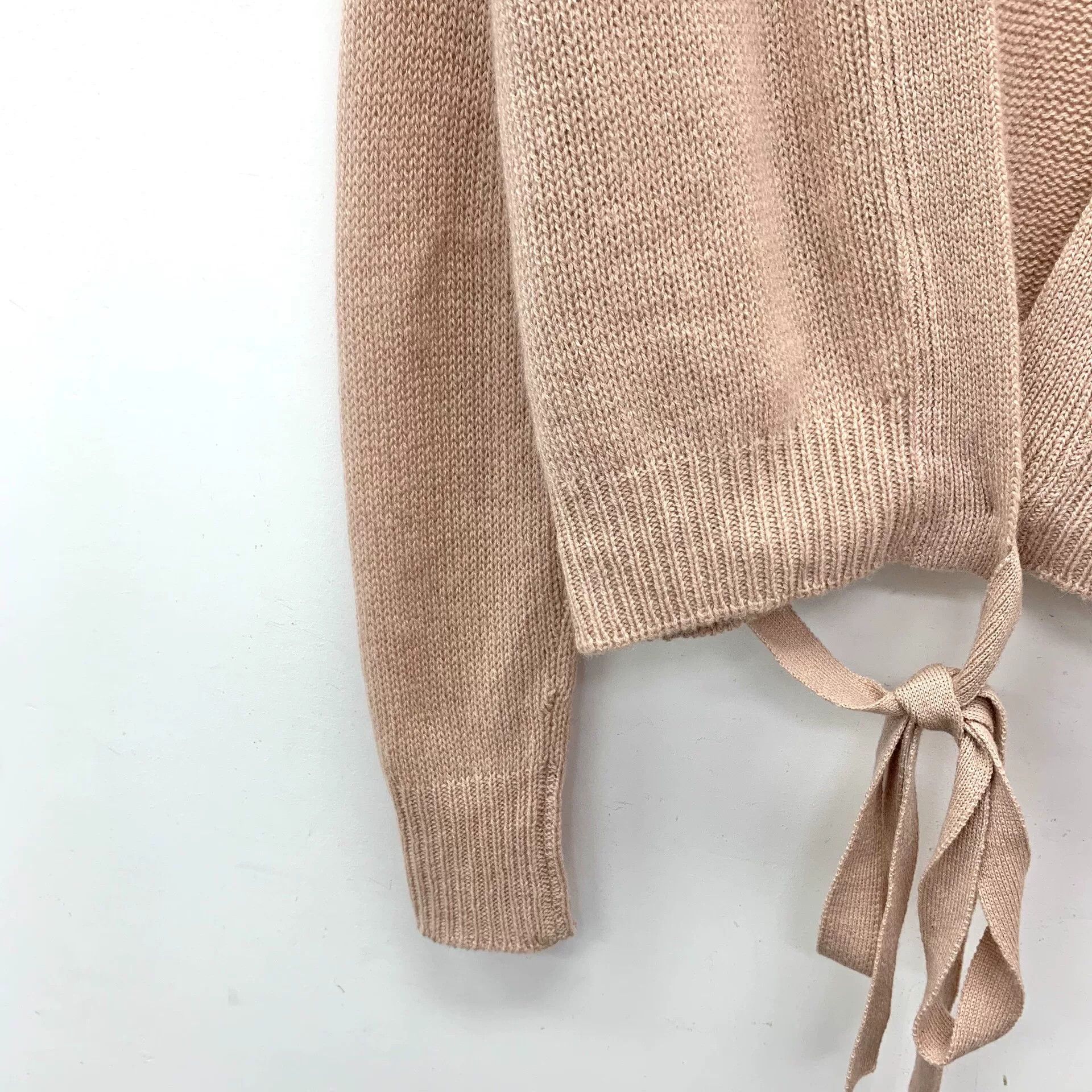 Dior Dior Oatmeal Cashmere Tie Cardigan Size US S / EU 44-46 / 1 - 4 Thumbnail