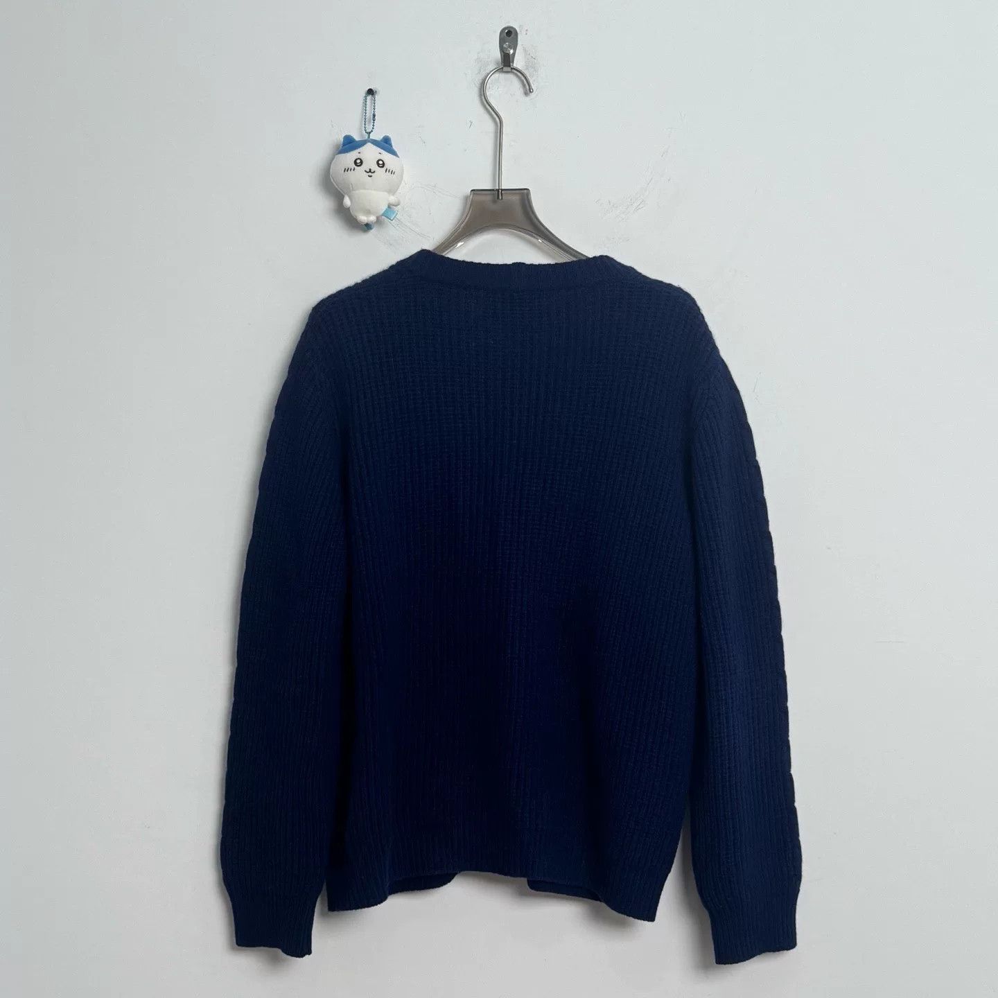 Gucci Gucci Blue Wool V-Neck Cardigan Size US XL / EU 56 / 4 - 4 Thumbnail