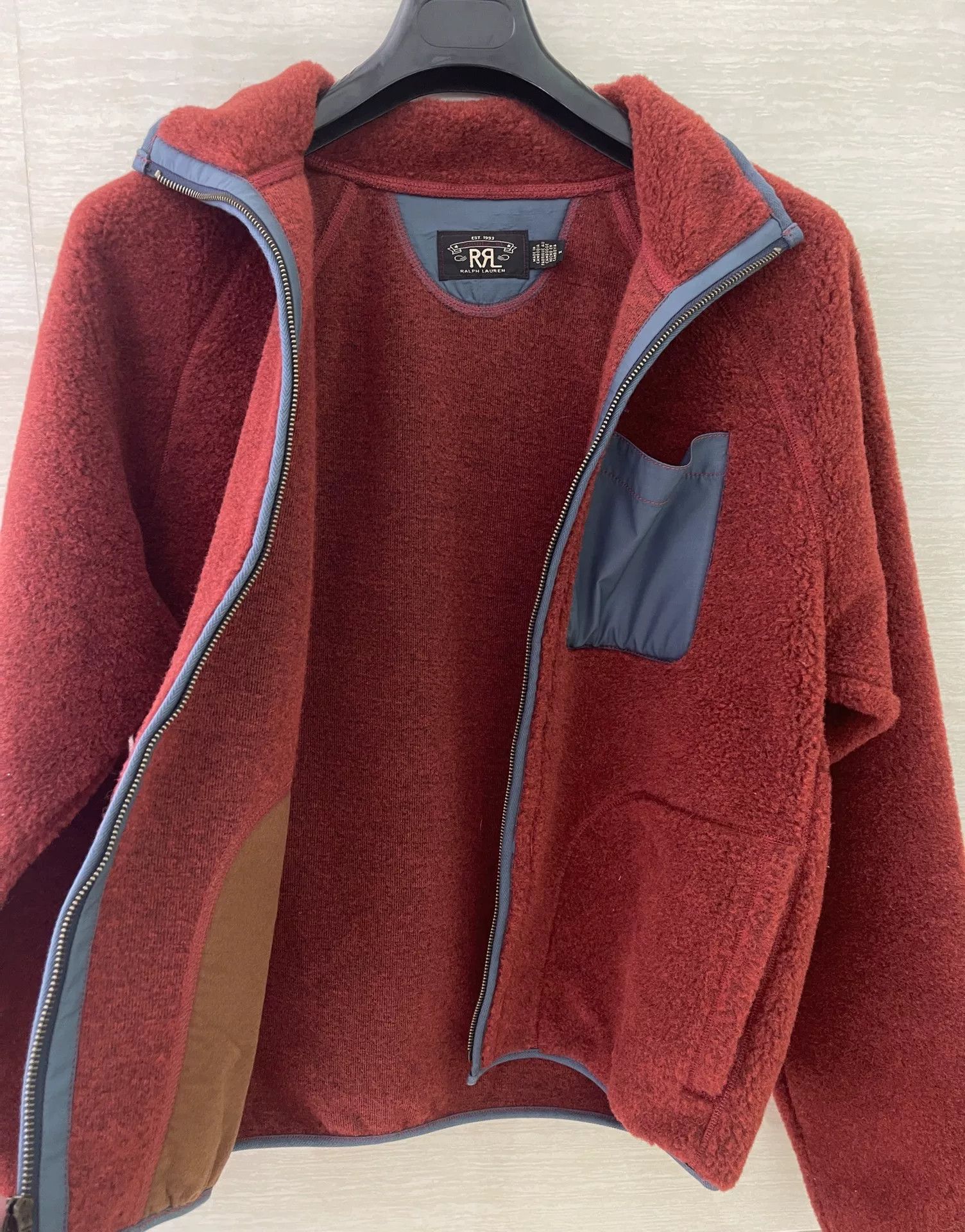 RRL Ralph Lauren RRL Ralph Lauren Red Wool Jacket Size US M / EU 48-50 / 2 - 2 Thumbnail