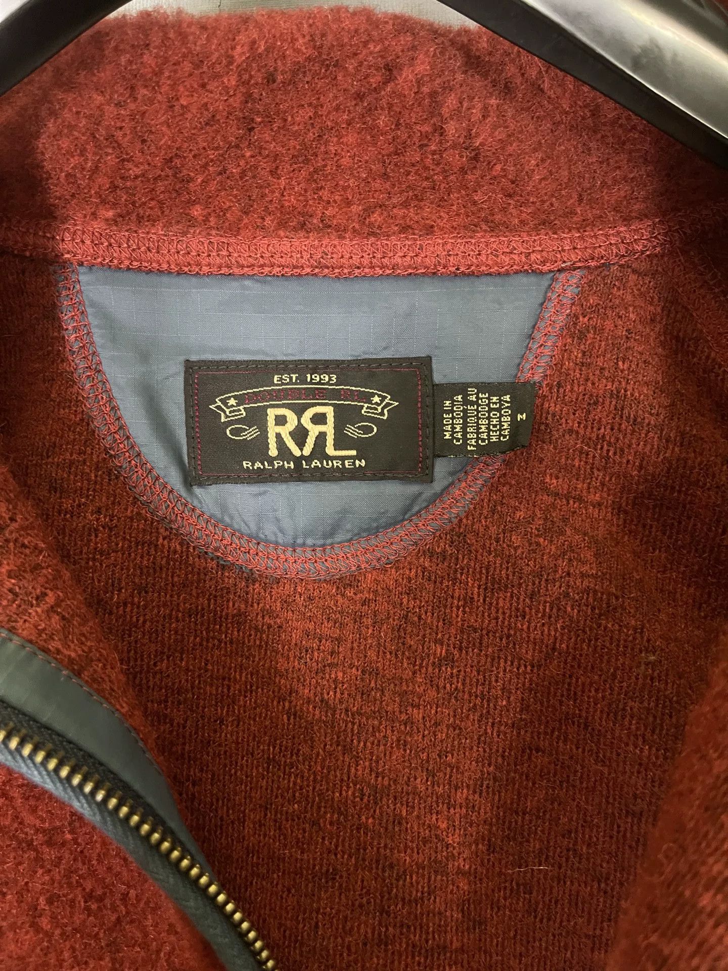 RRL Ralph Lauren RRL Ralph Lauren Red Wool Jacket Size US M / EU 48-50 / 2 - 6 Thumbnail