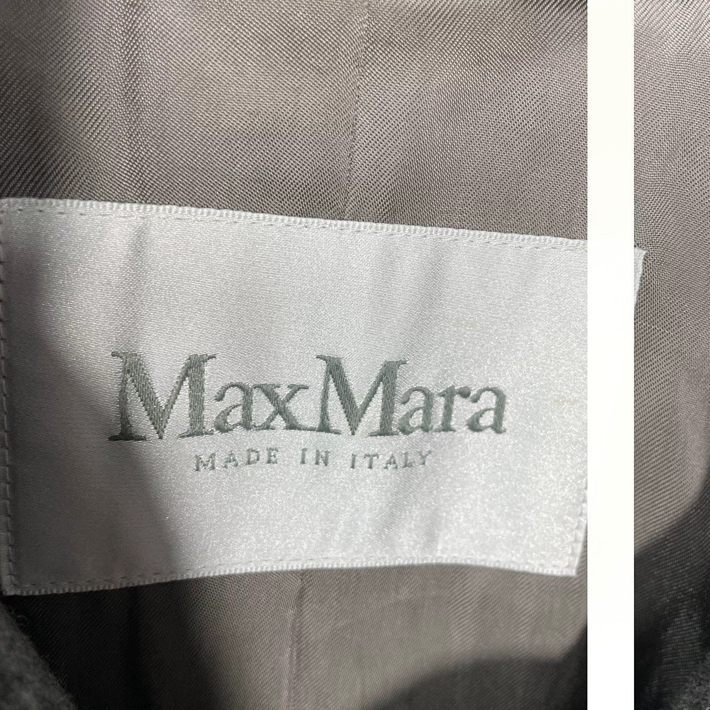 Max Mara maxmara gray long coat size 40 Size US M / EU 48-50 / 2 - 2 Thumbnail