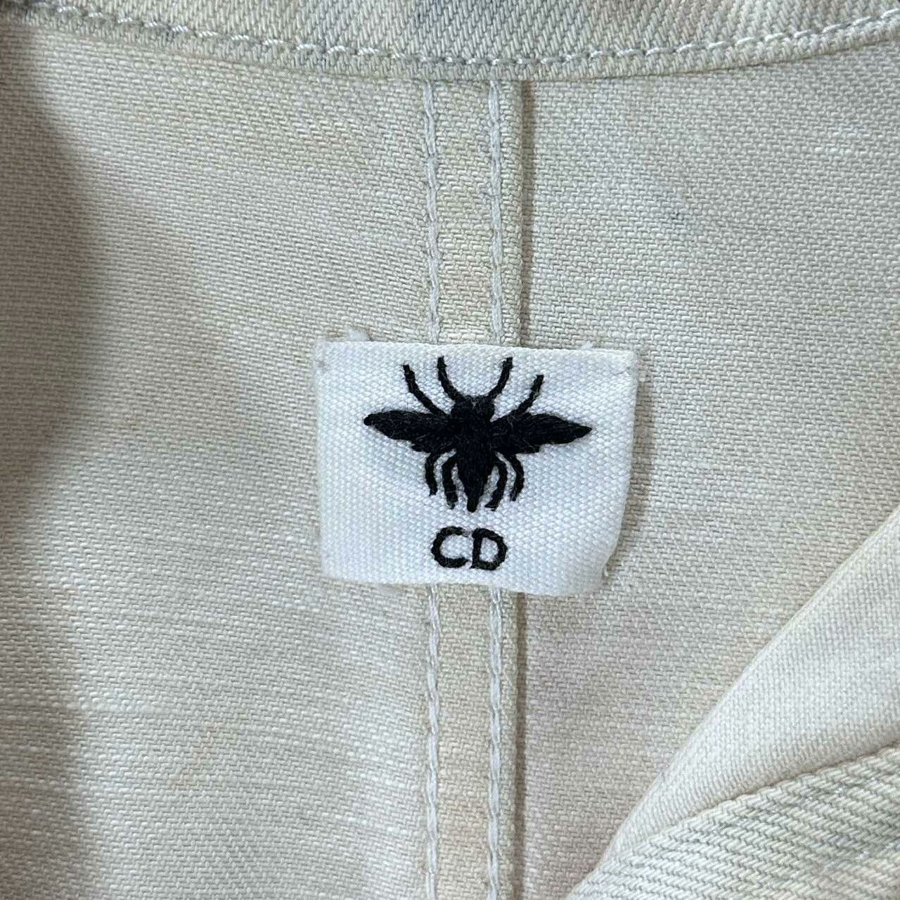 Dior dyed bee embroidered denim jacket Dior Size US XS / EU 42 / 0 - 5 Thumbnail